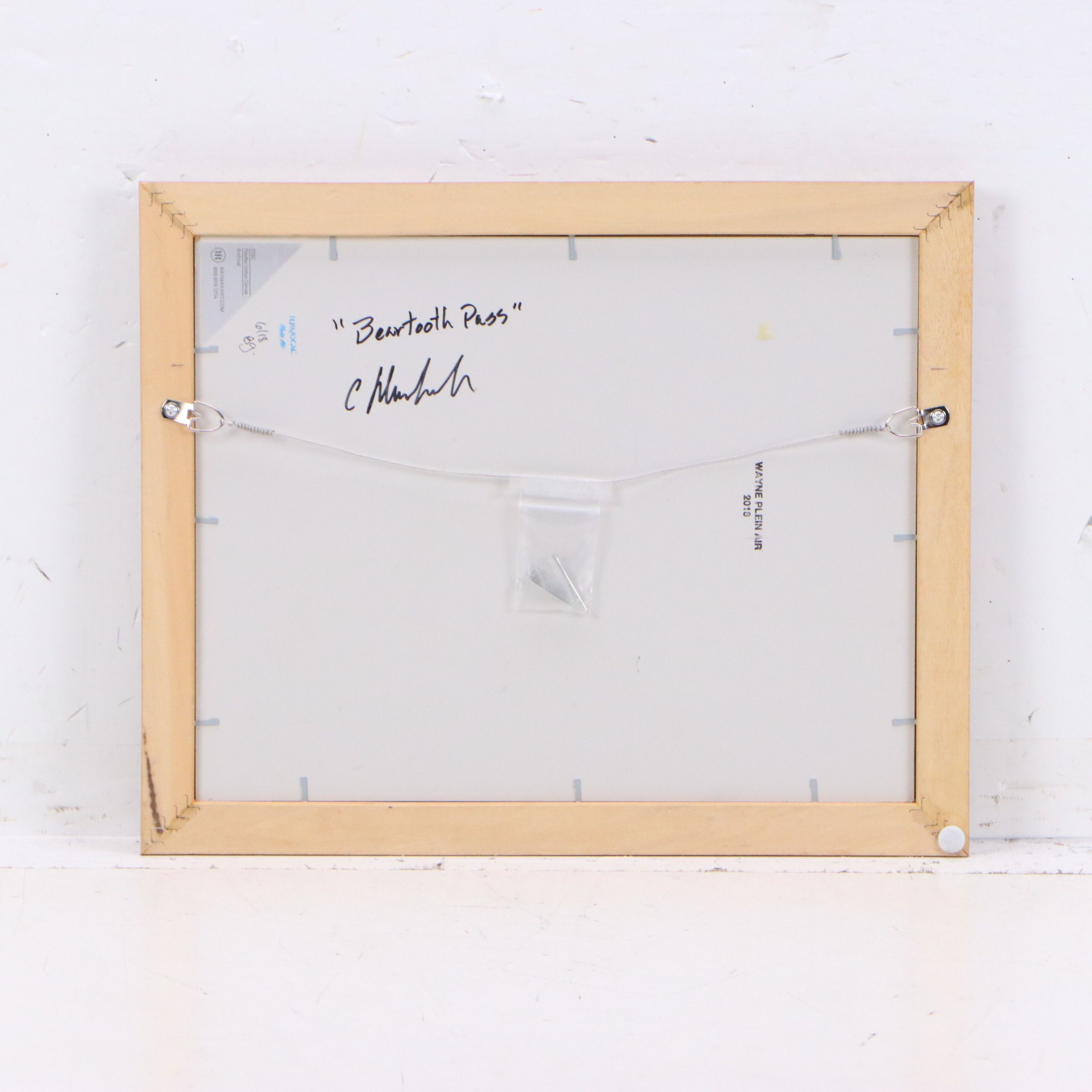 Chuck Marshall Mountainous Landscape Oil Painting, 2018