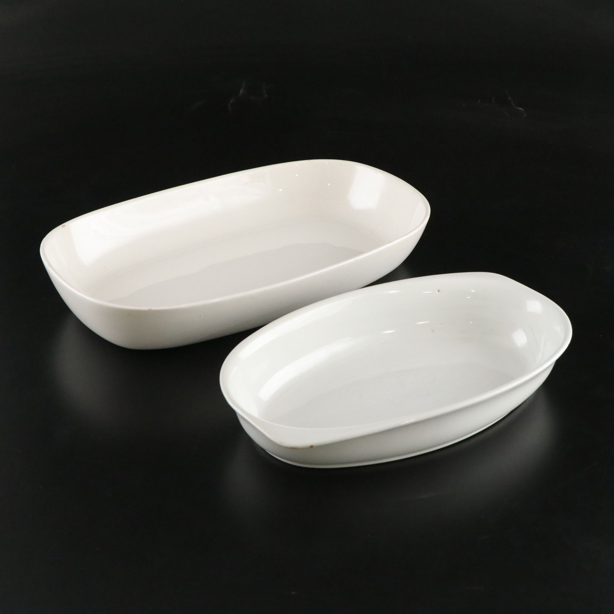 Ironstone Tureen with Underplate and Serving Bowls