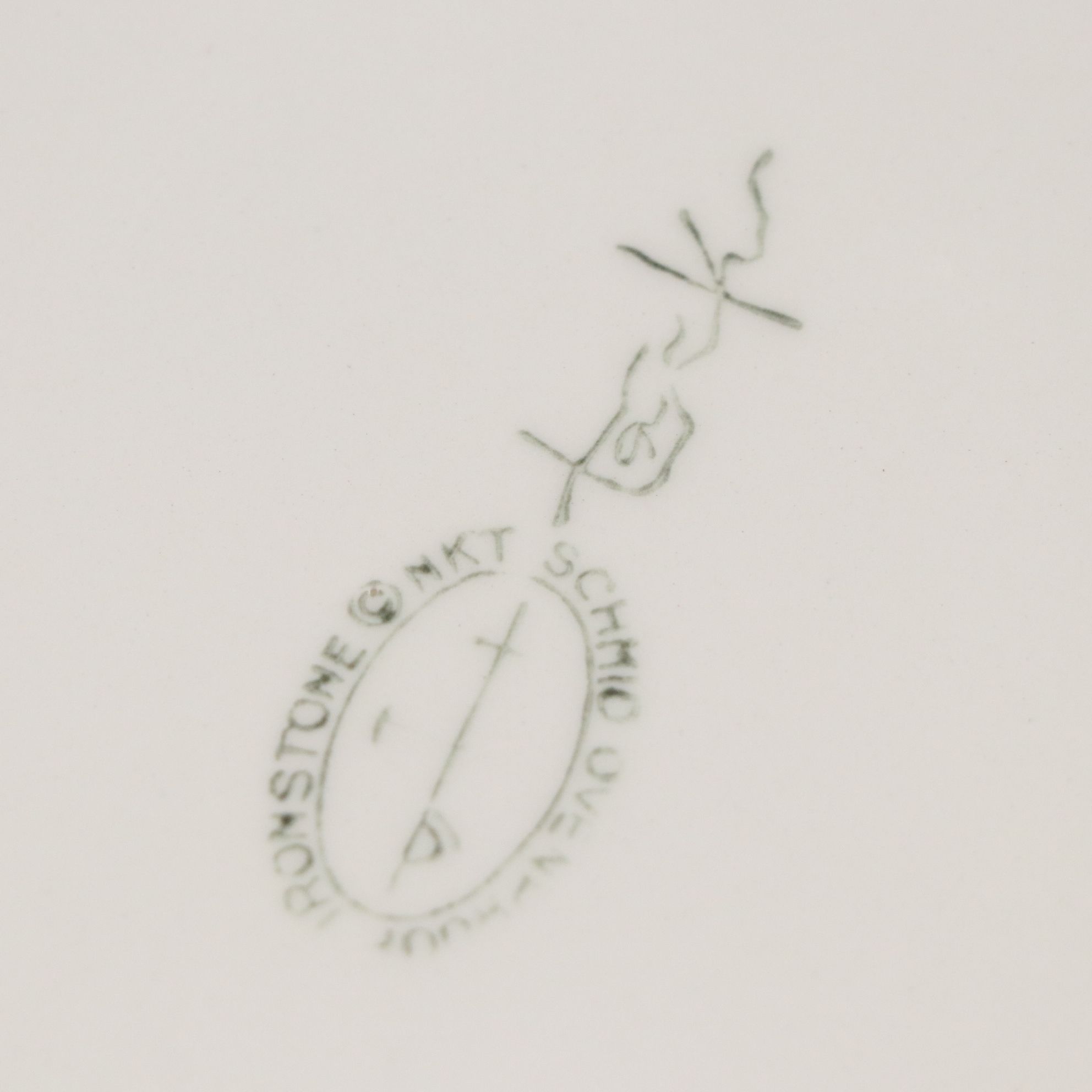 Ironstone Tureen with Underplate and Serving Bowls