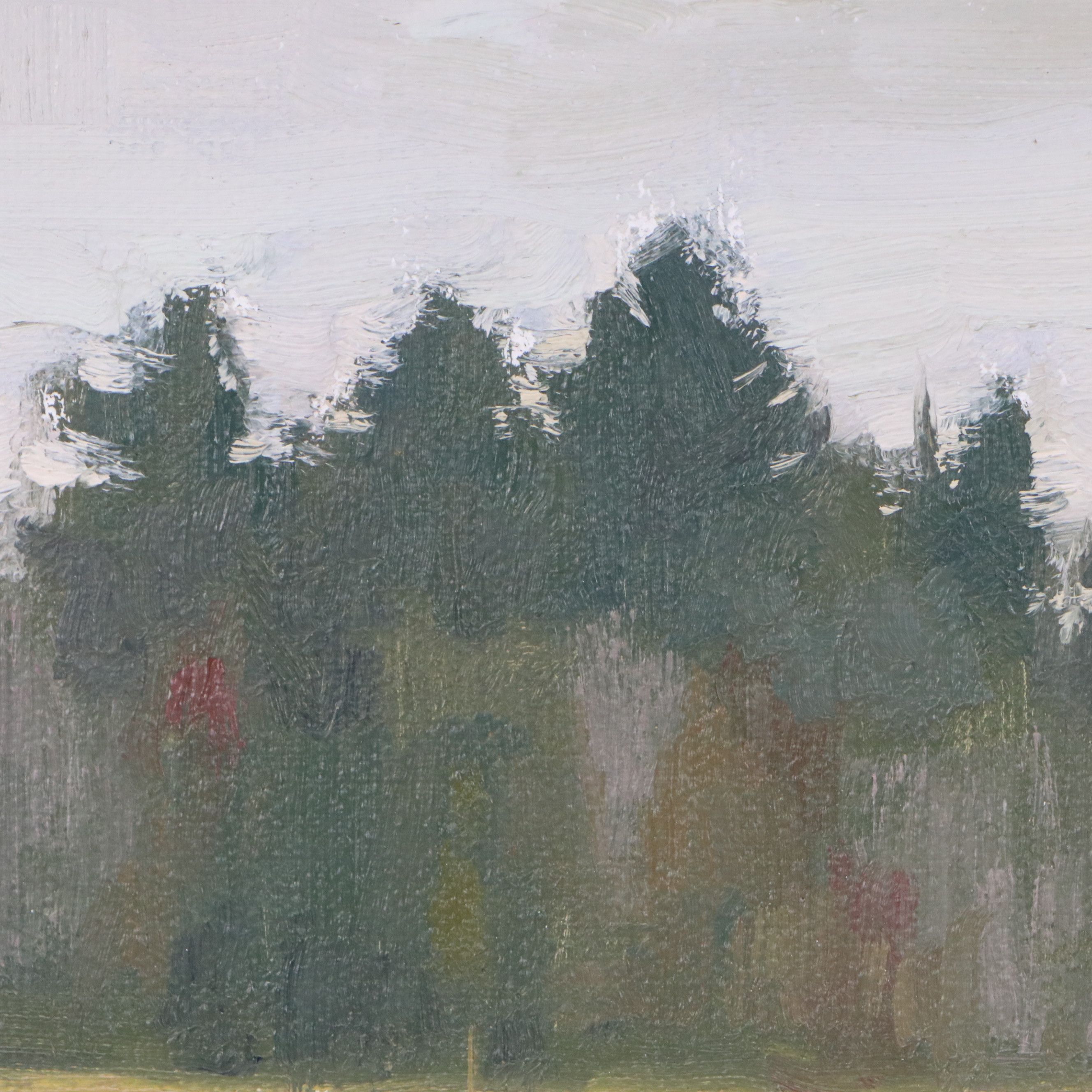 Chuck Marshall River Landscape Oil Painting, 2018