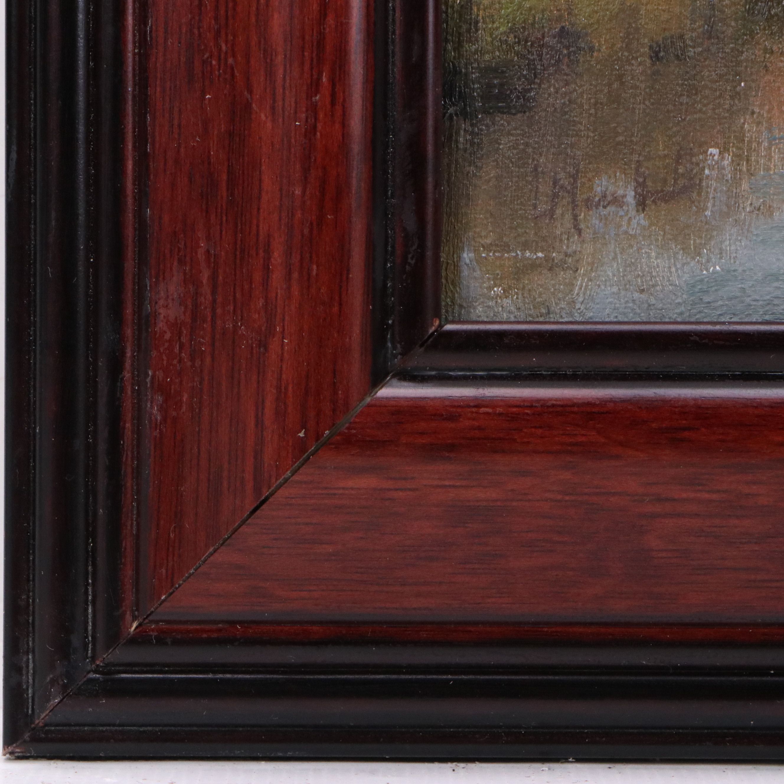 Chuck Marshall River Landscape Oil Painting, 2018