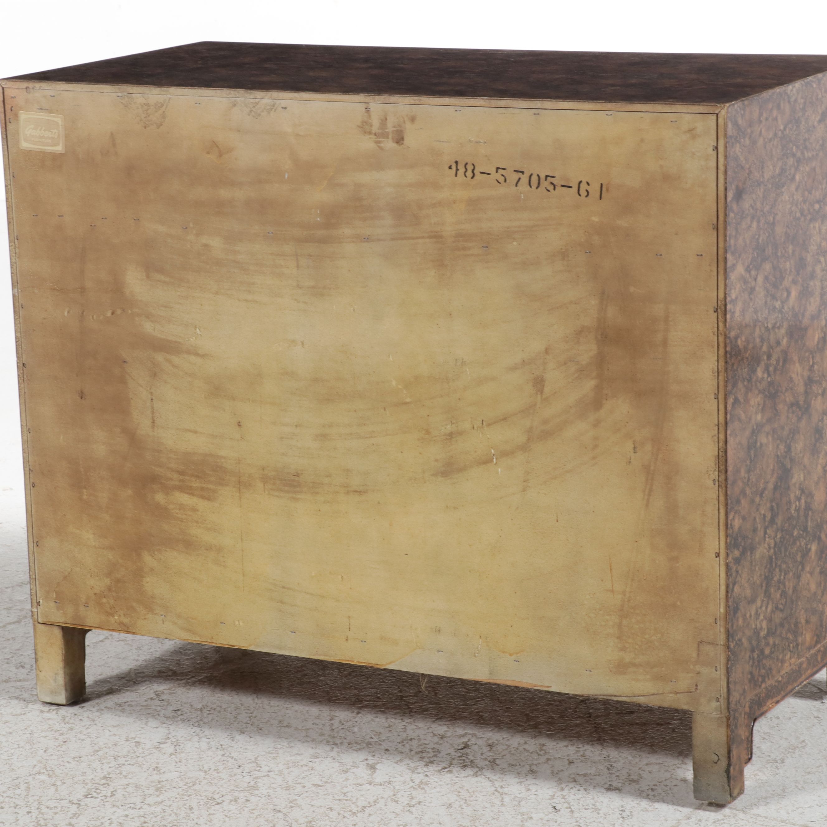 Gabberts Chinoiserie Faux Tortoiseshell Cabinet, Late 20th Century