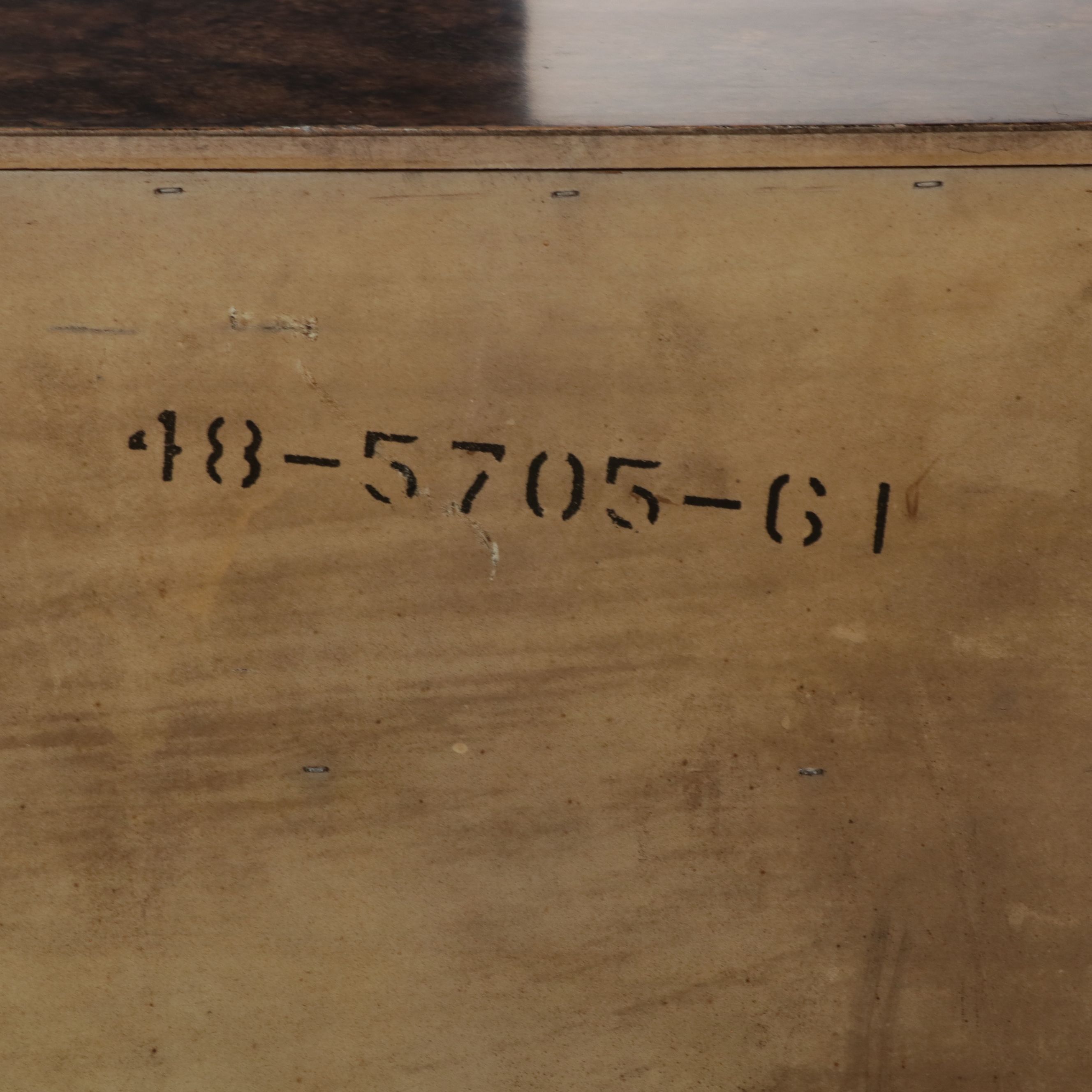 Gabberts Chinoiserie Faux Tortoiseshell Cabinet, Late 20th Century