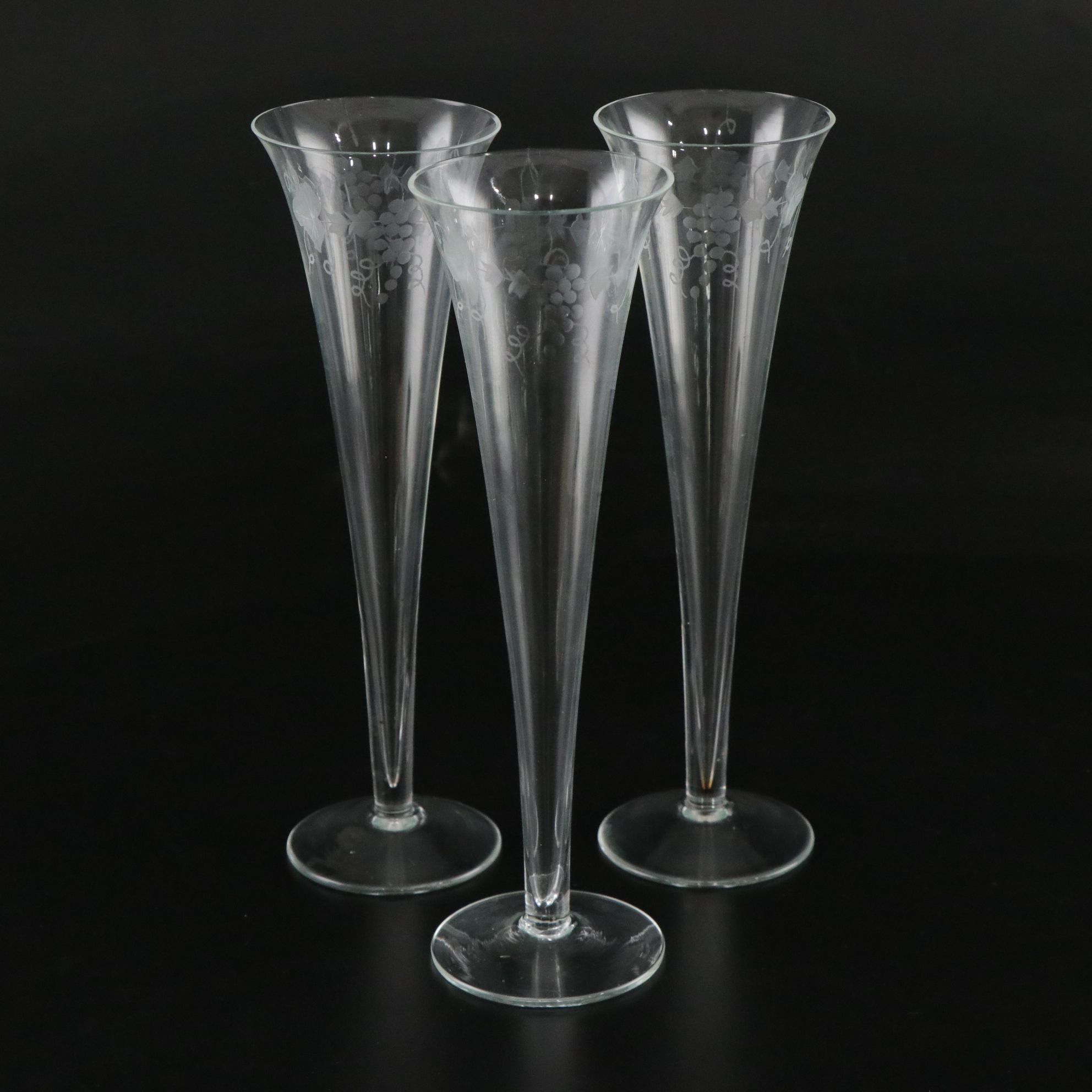 Royal Copenhagen "Galaxy" Crystal Bowl with Vases, Tray and More