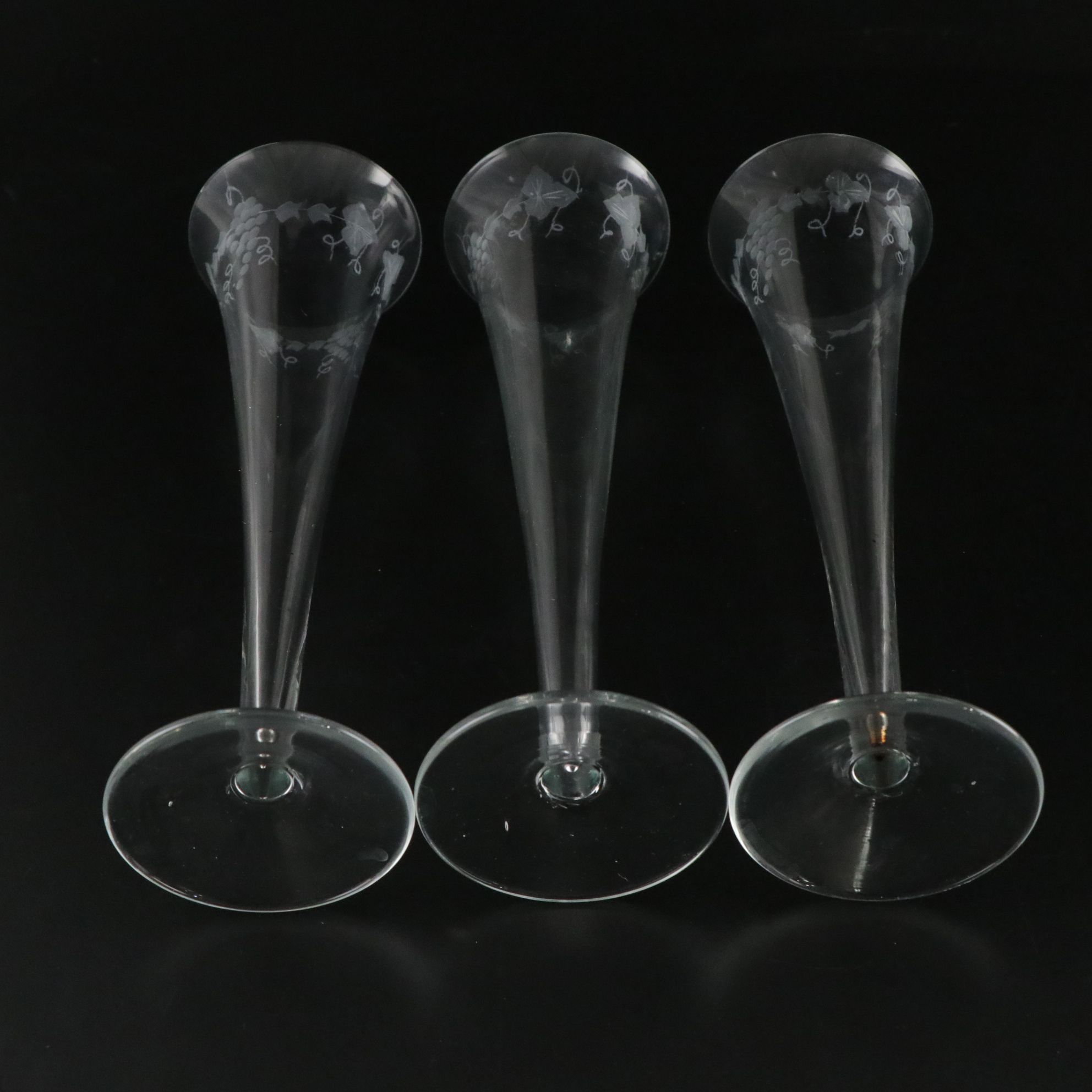 Royal Copenhagen "Galaxy" Crystal Bowl with Vases, Tray and More