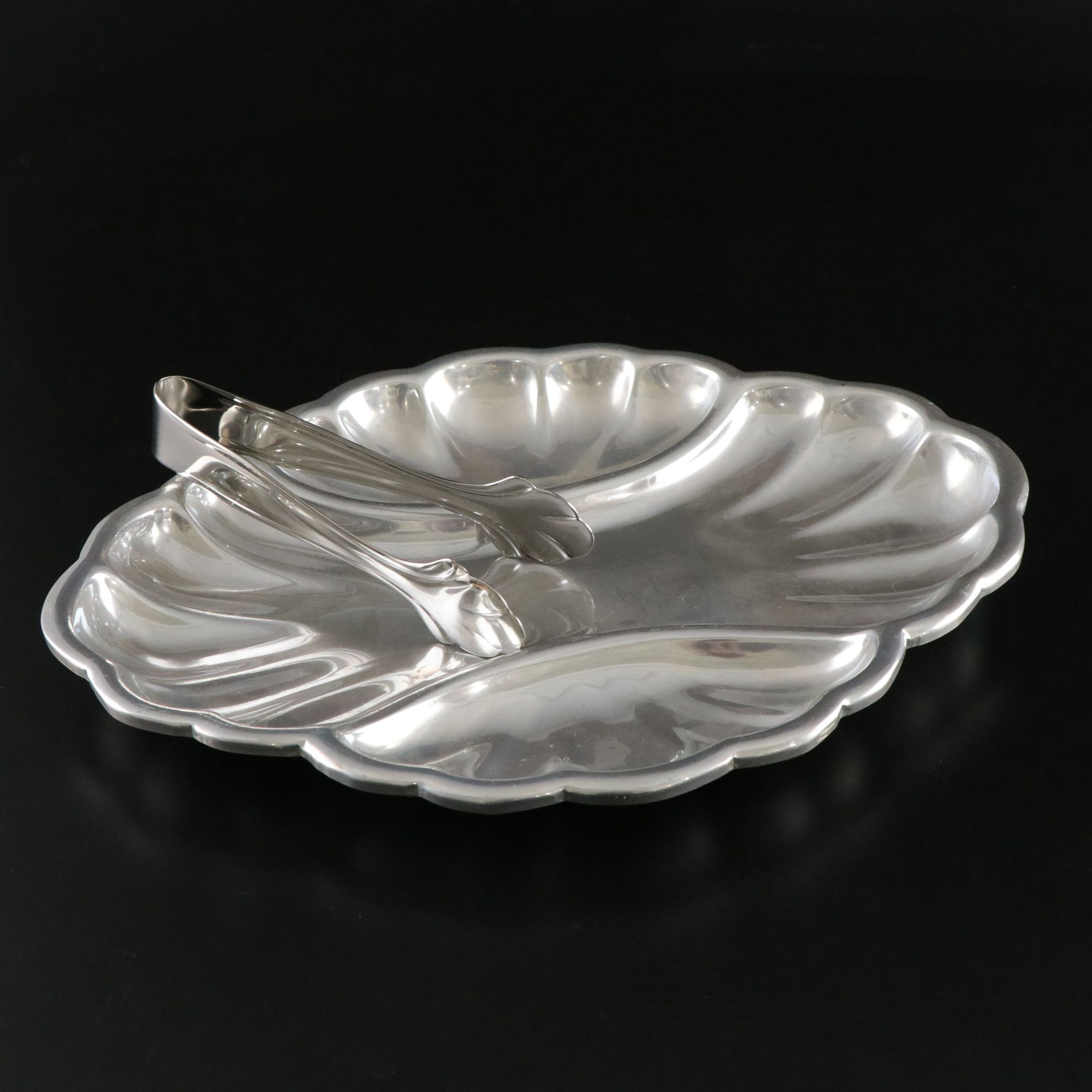 Royal Copenhagen "Galaxy" Crystal Bowl with Vases, Tray and More