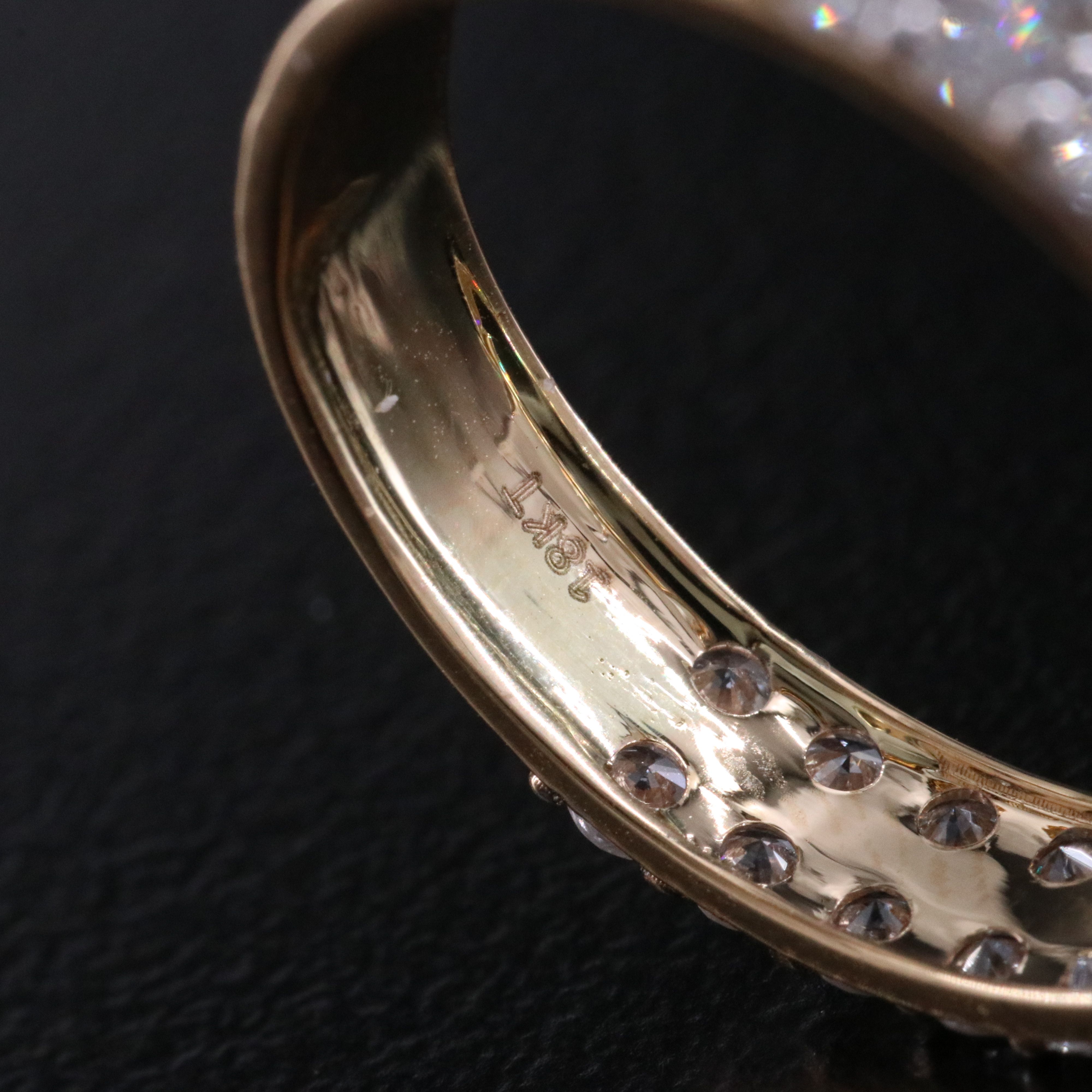 18K 3.79 CTW Lab Grown Diamond Ring with IGI Report