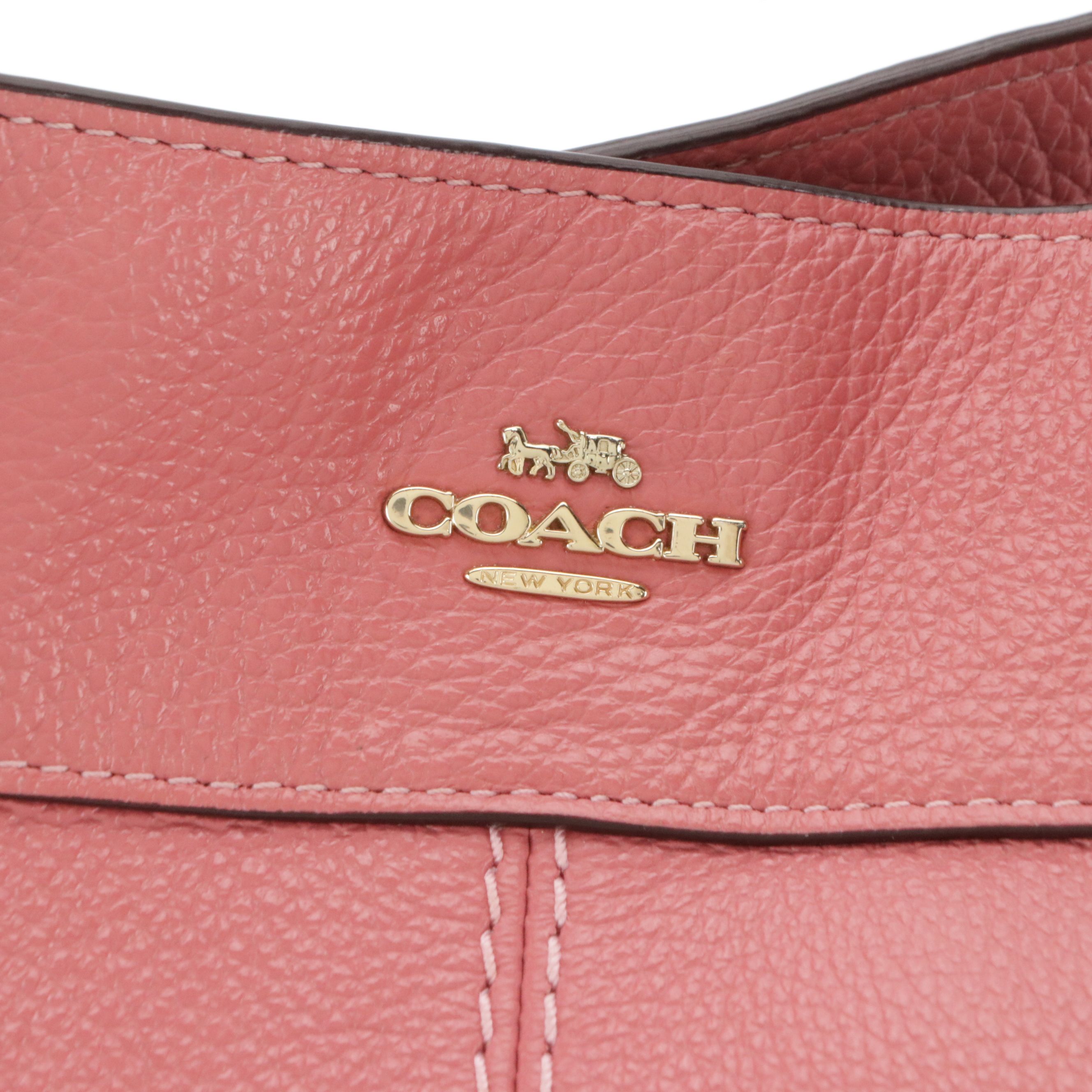 Coach Lexy Shoulder Bag in Blush Pink Pebble Grained Leather
