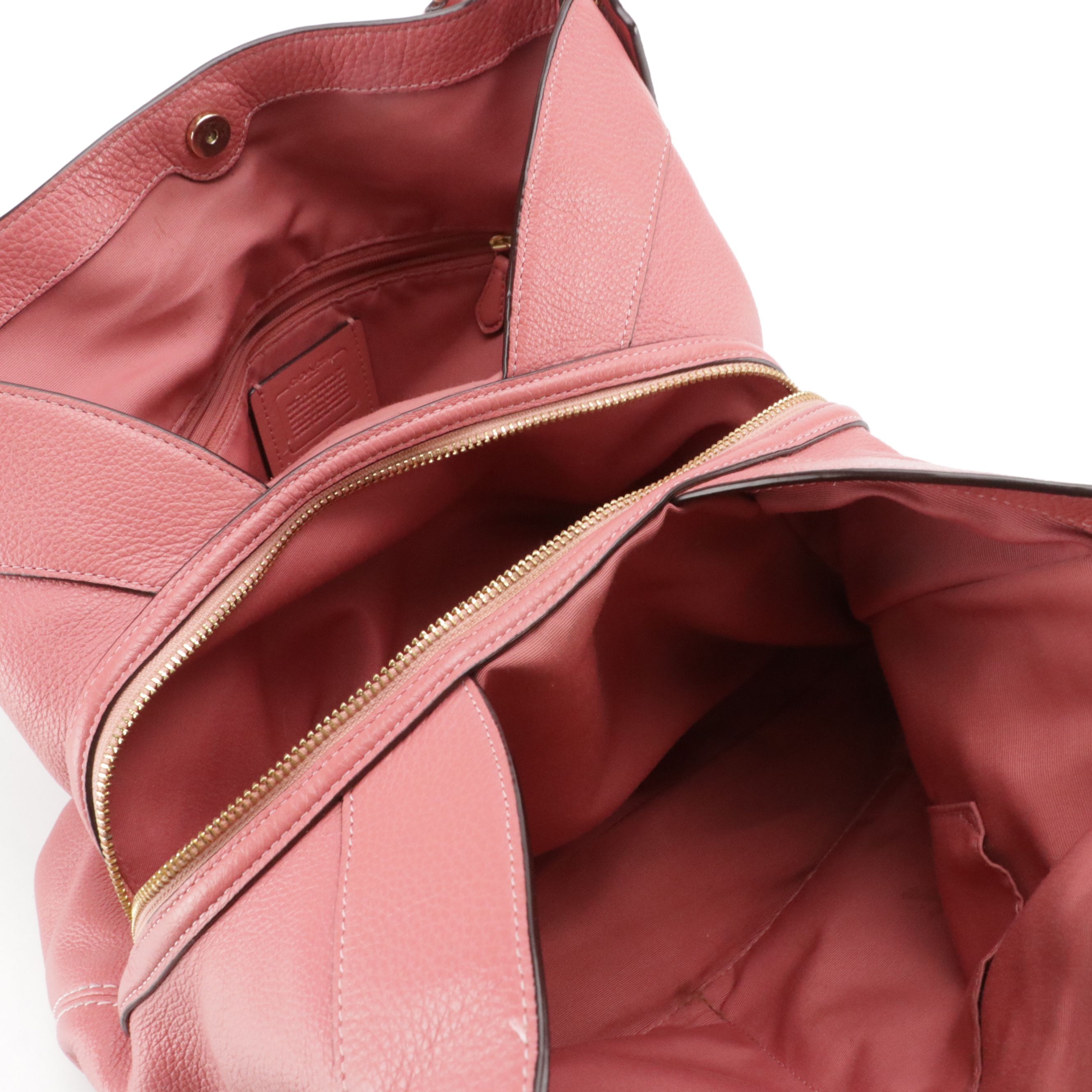 Coach Lexy Shoulder Bag in Blush Pink Pebble Grained Leather