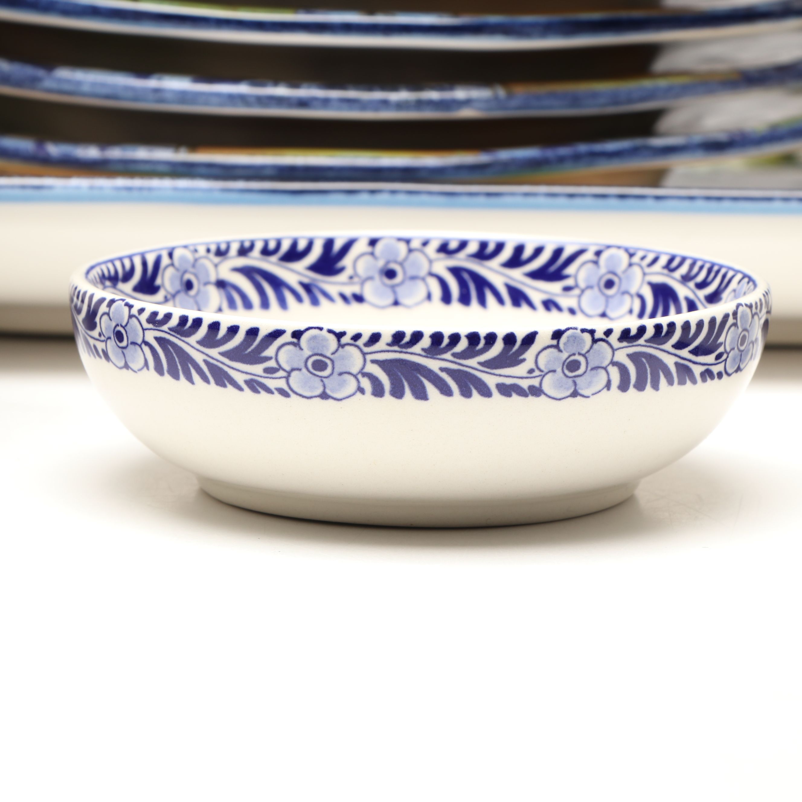 Sur La Table, Williams-Sonoma, and Heinen Delfts Blauw Ceramic Dinnerware