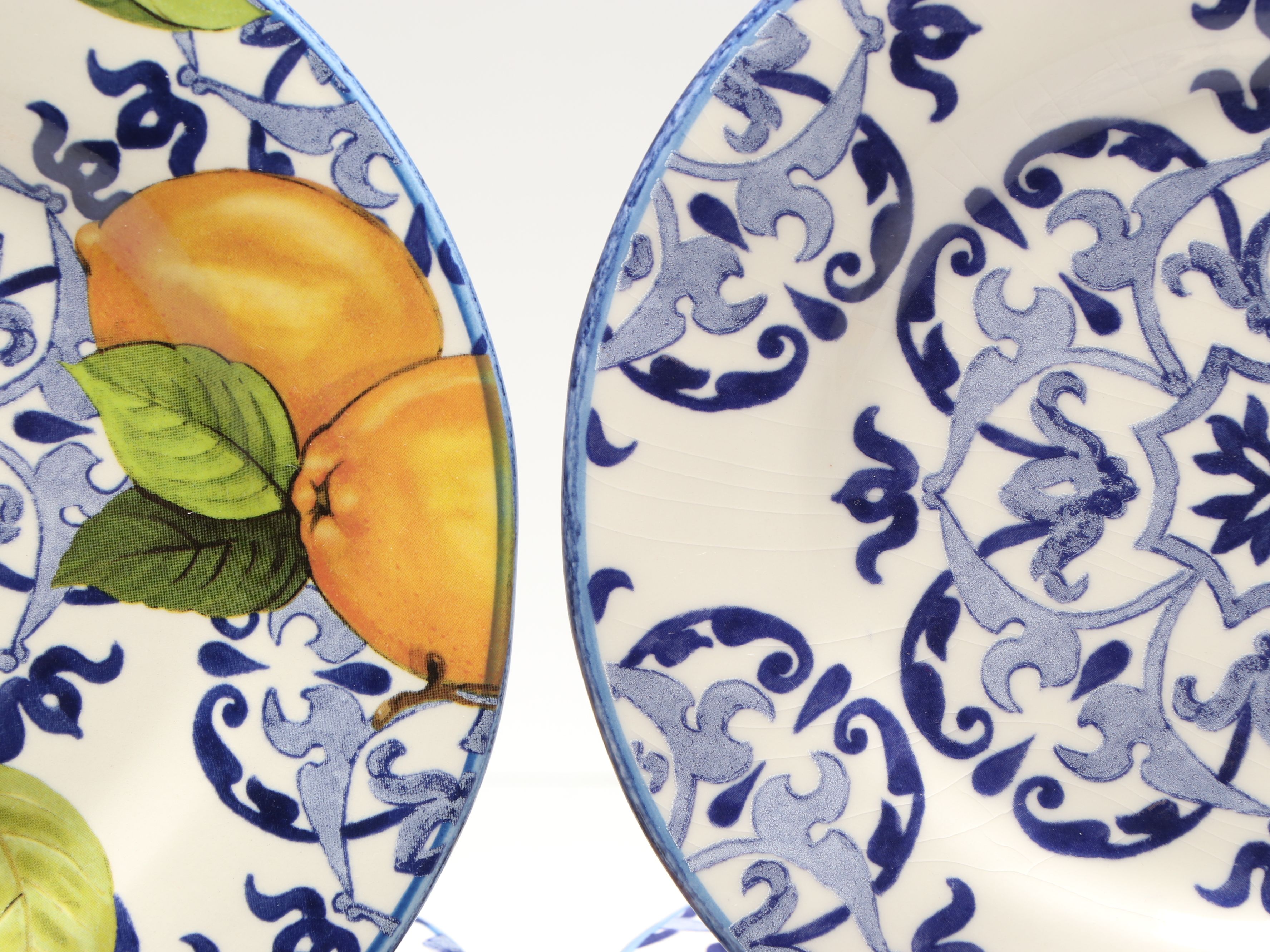 Sur La Table, Williams-Sonoma, and Heinen Delfts Blauw Ceramic Dinnerware