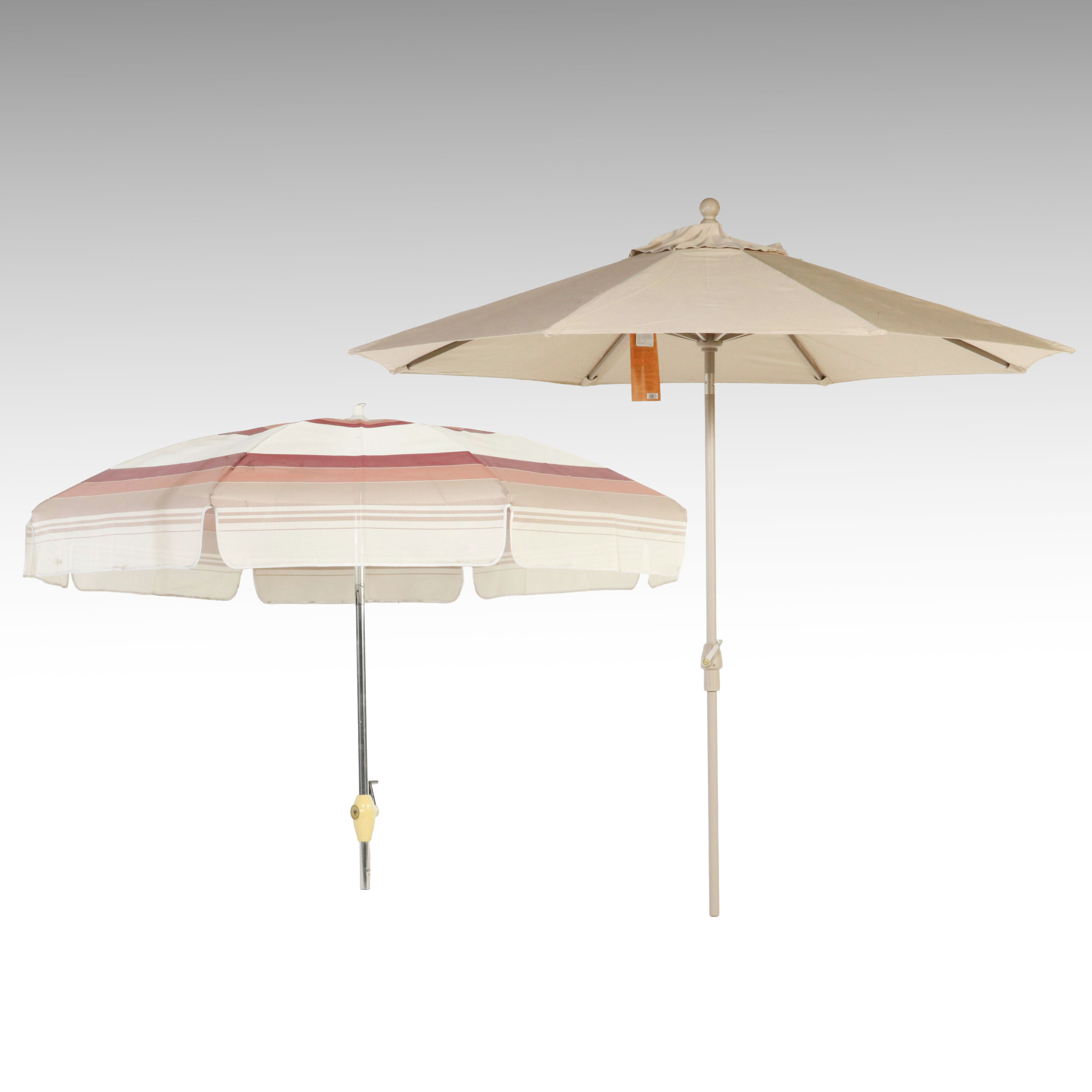 Two Patio Umbrellas
