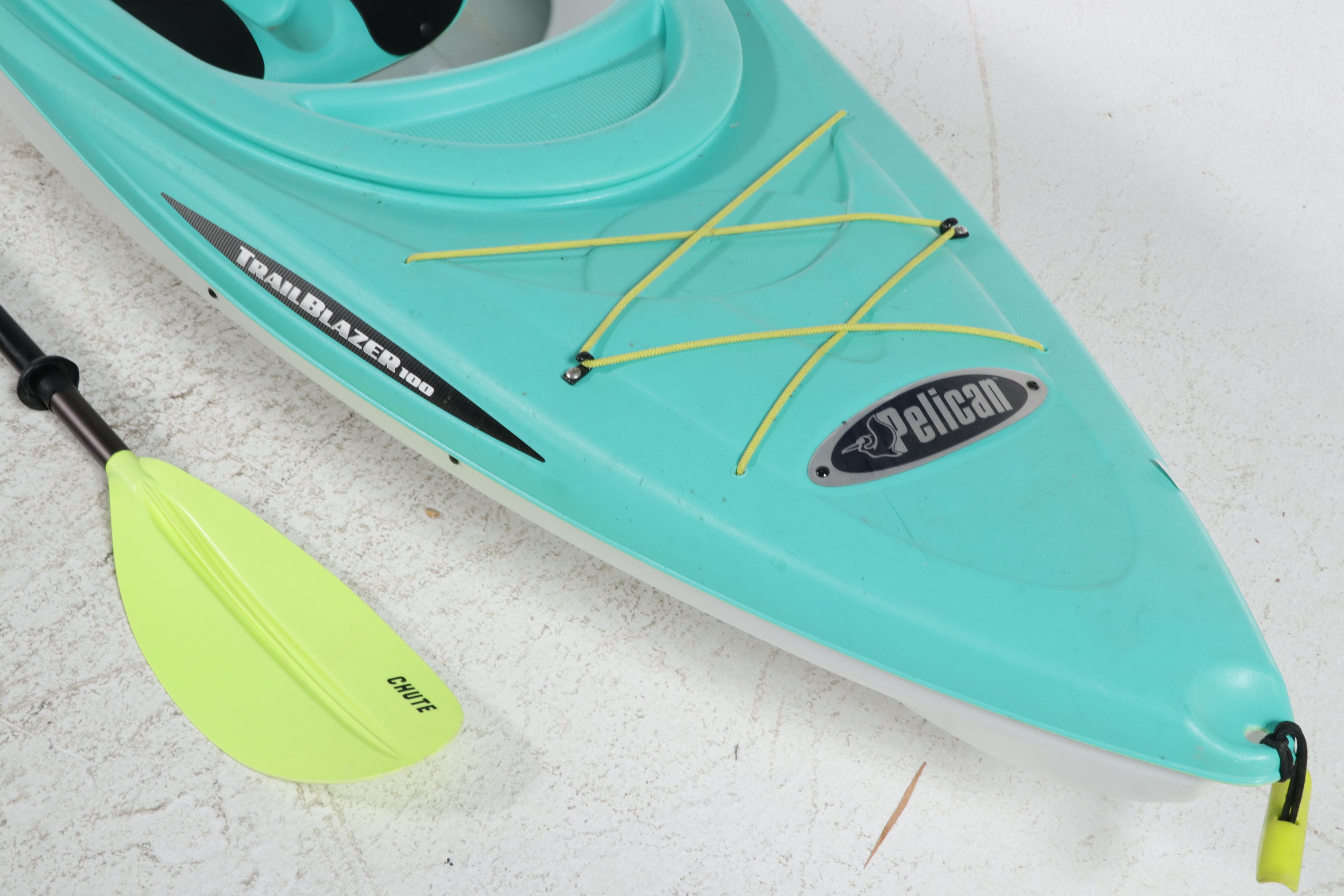 Pelican Trailblazer 100 Blue Kayak with Paddle