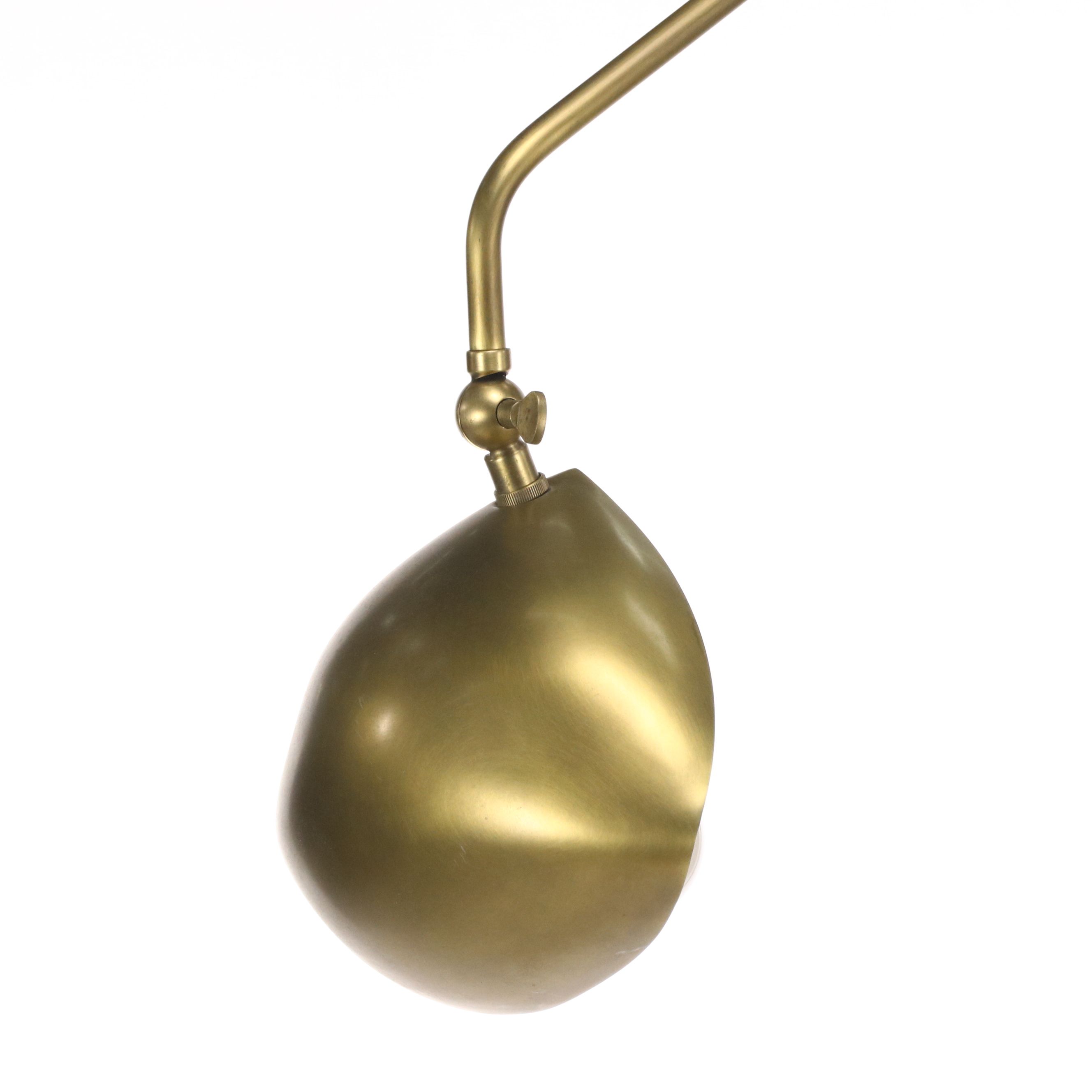 Mid Century Modern Style Brass Floor Lamp