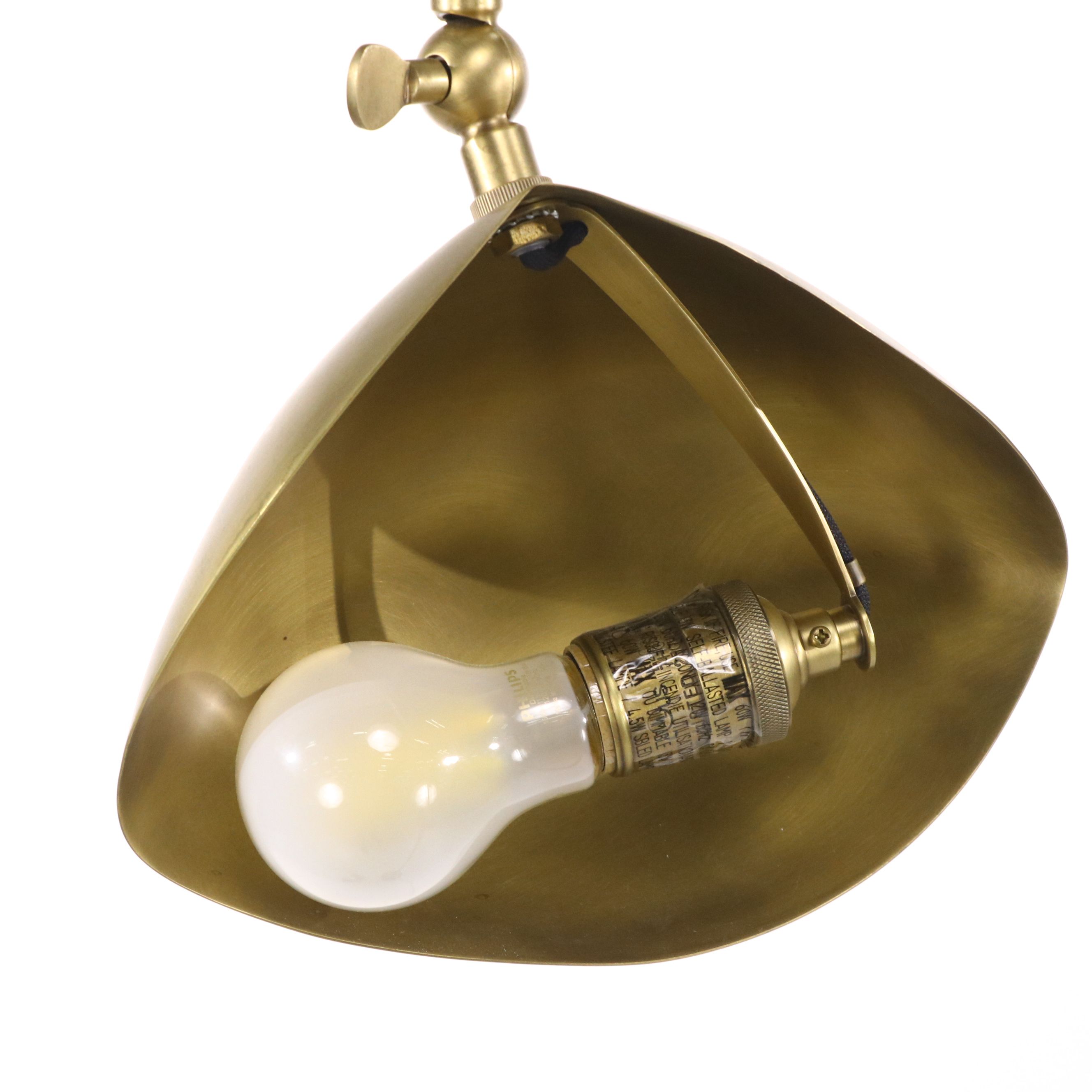 Mid Century Modern Style Brass Floor Lamp