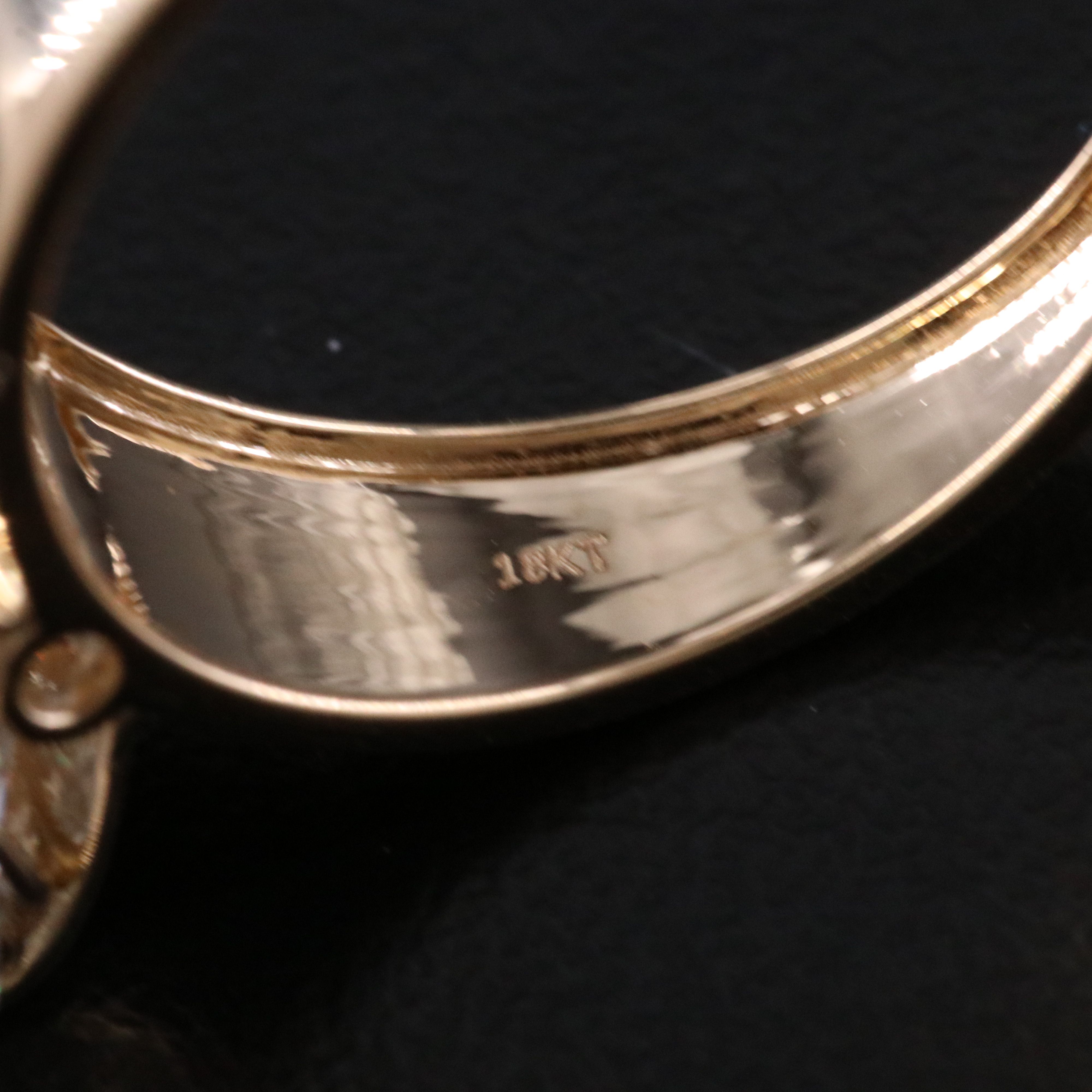 18K 4.01 CT Lab Grown Diamond Solitaire Ring with IGI Report