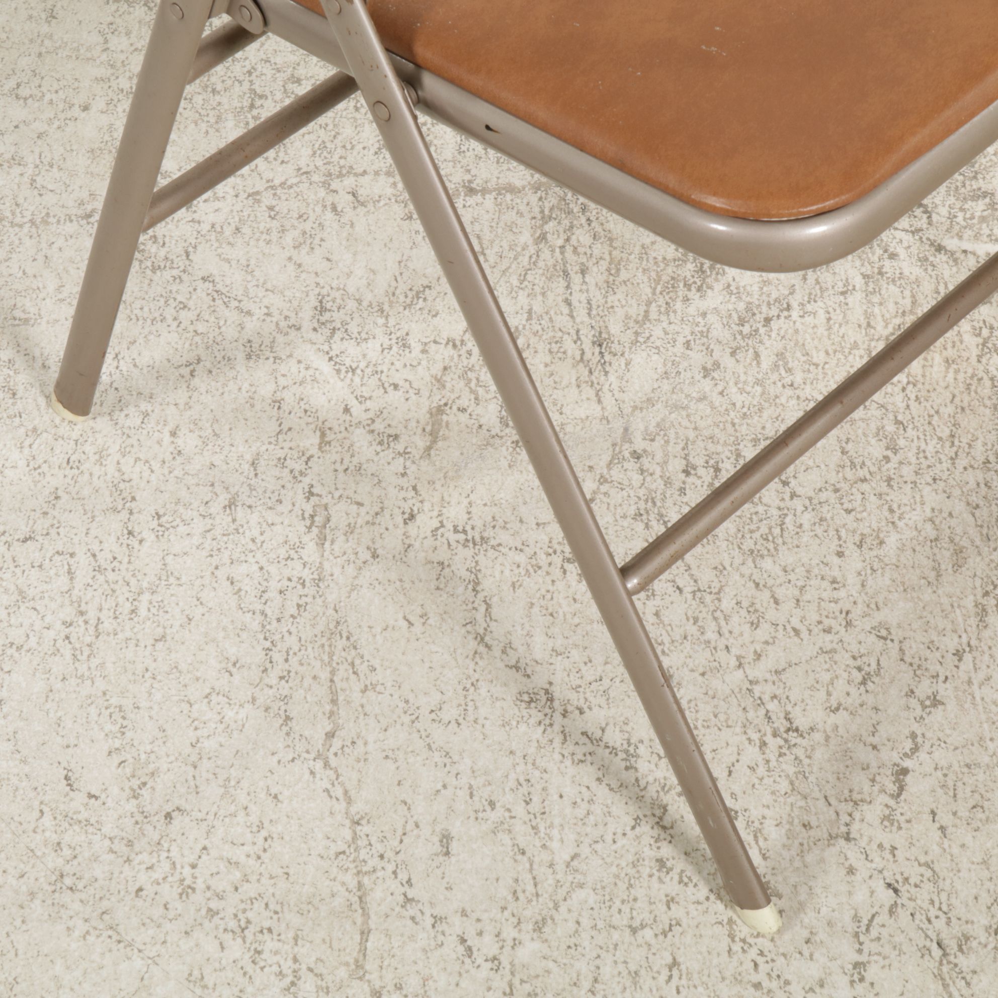 Samsonite Folding Card Table and Four Chairs, Mid-20th Century