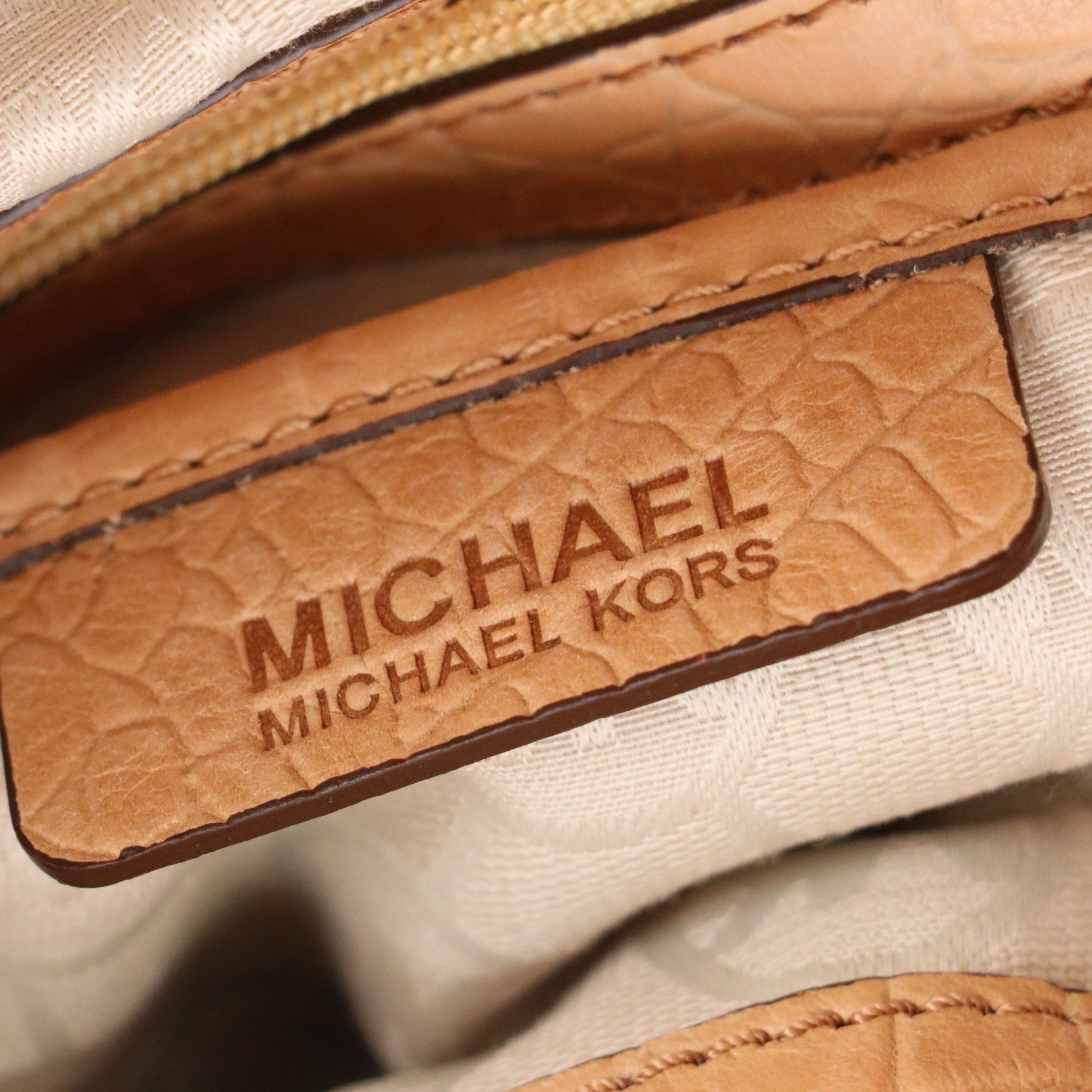 Lauren Ralph Lauren Newbury Stefanie Zip Satchel and Michael Kors Hamilton Bag