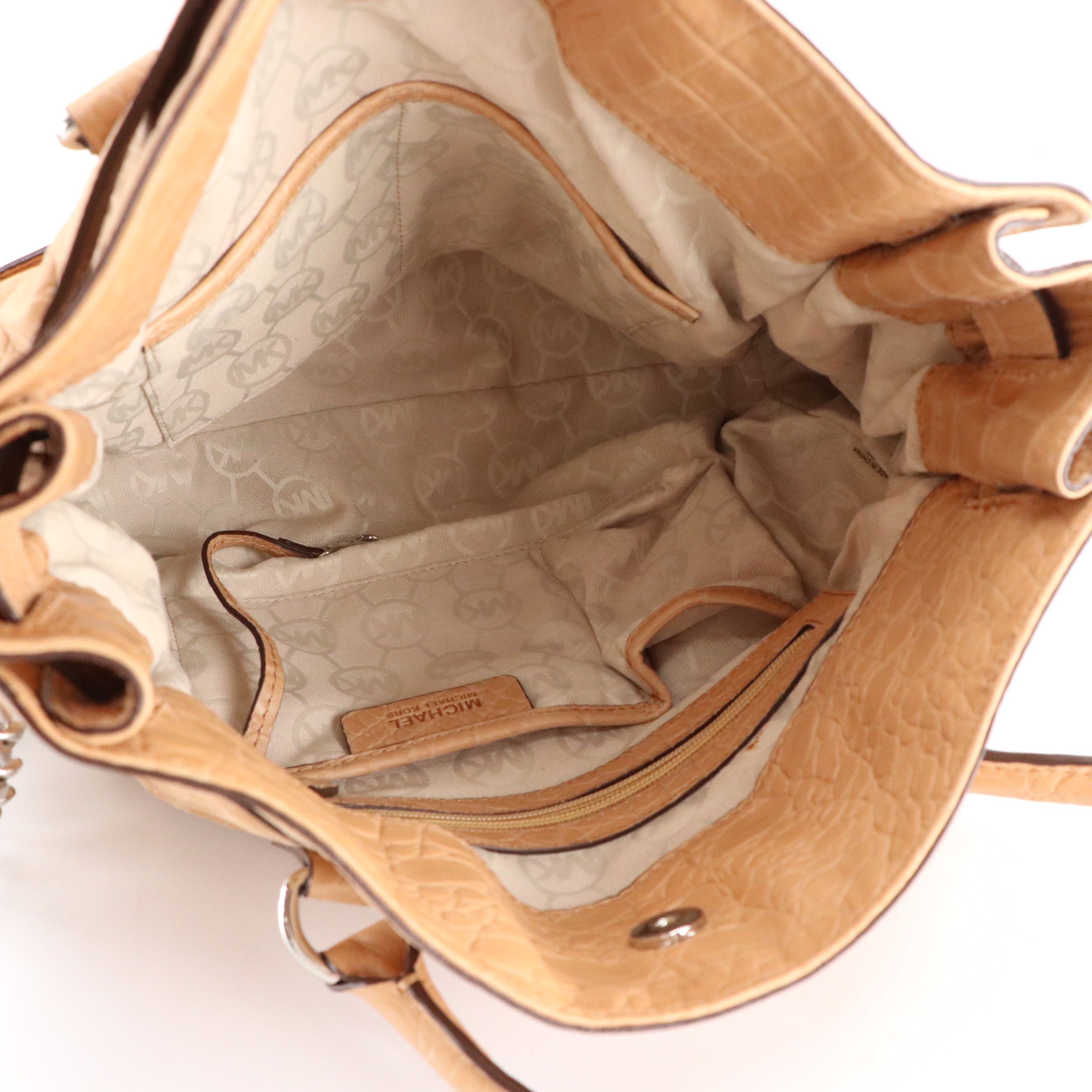 Lauren Ralph Lauren Newbury Stefanie Zip Satchel and Michael Kors Hamilton Bag