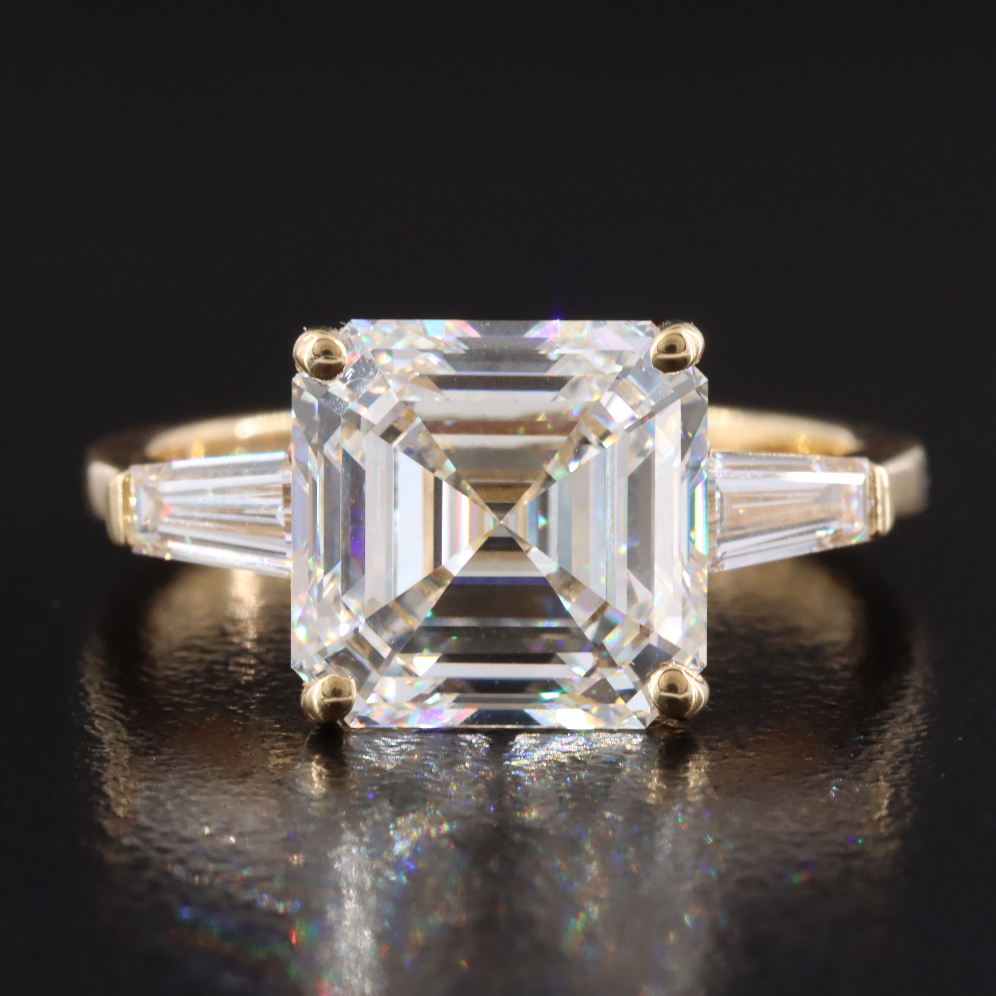 18K 5.66 CTW Lab Grown Diamond Ring with IGI Report