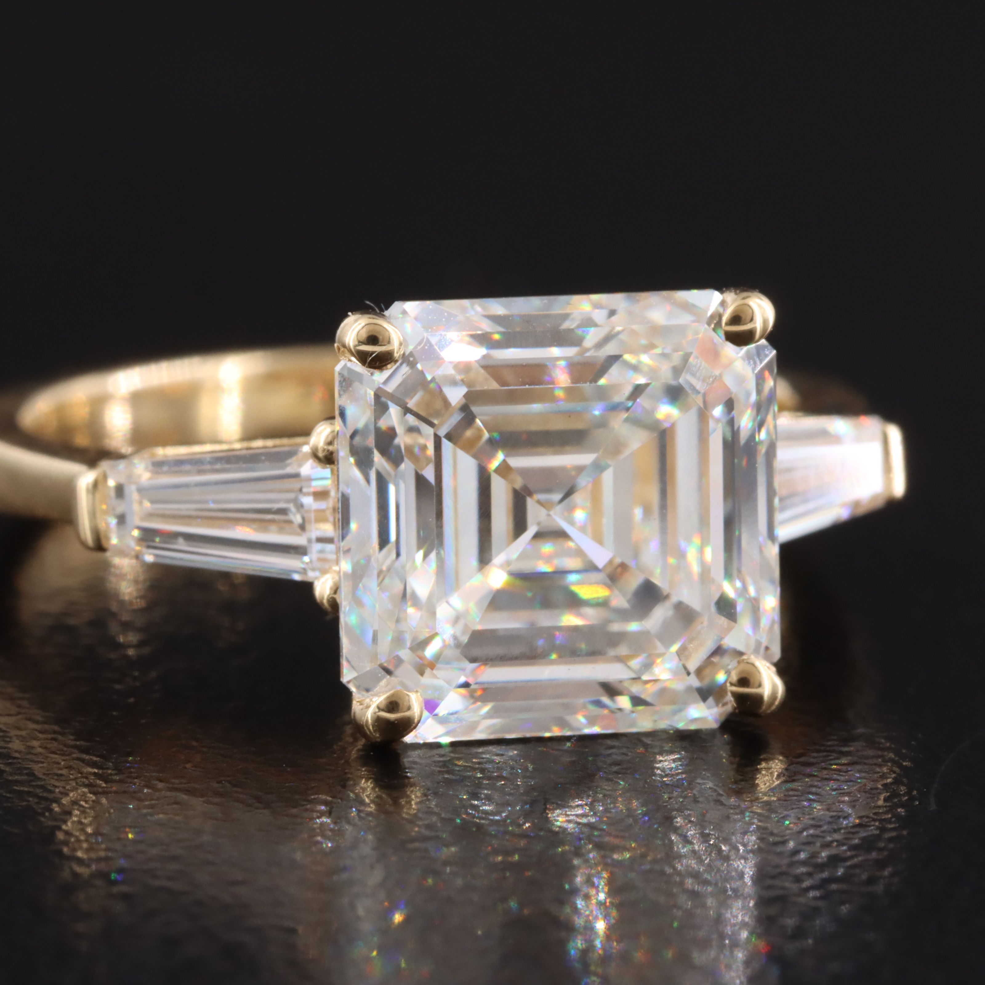 18K 5.66 CTW Lab Grown Diamond Ring with IGI Report