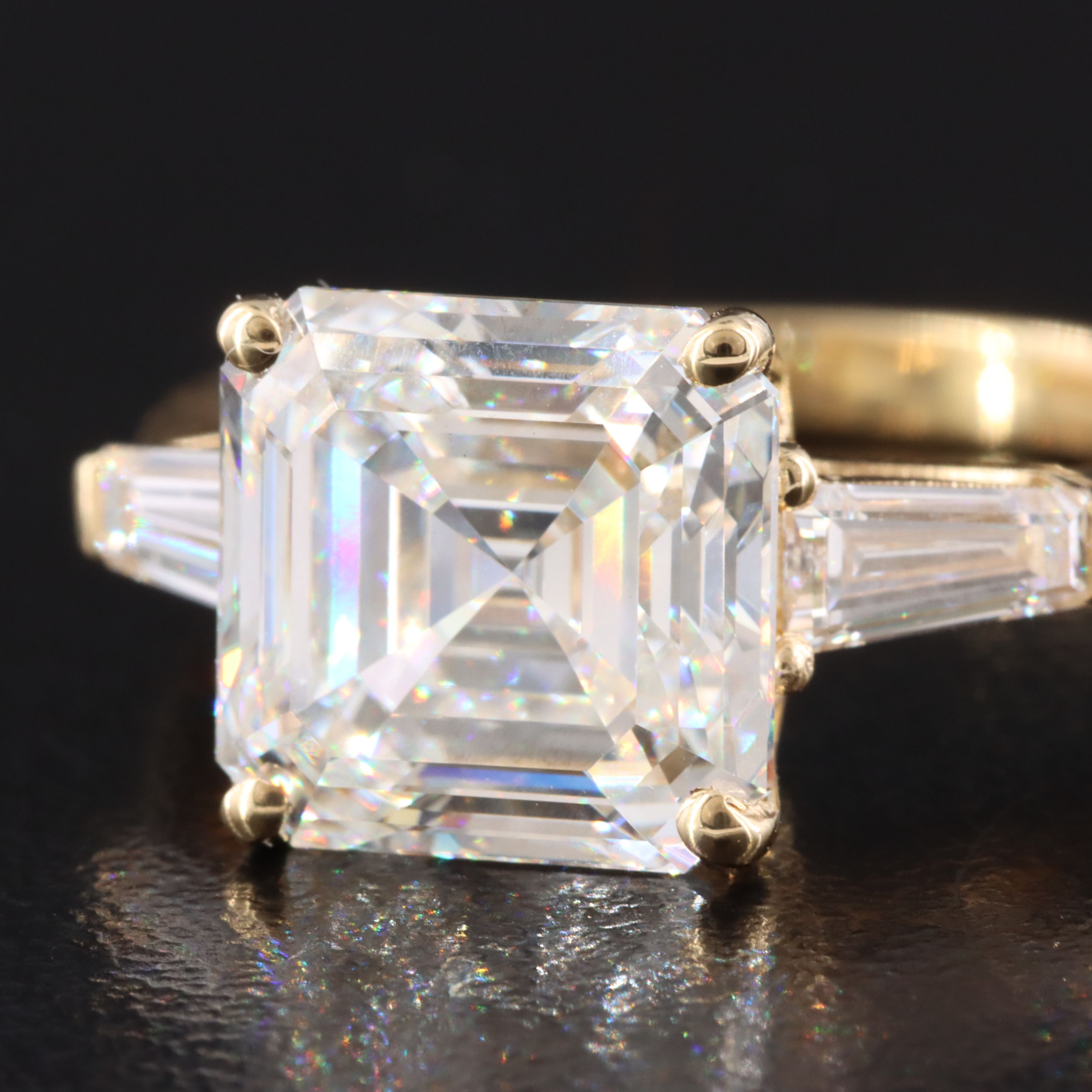 18K 5.66 CTW Lab Grown Diamond Ring with IGI Report