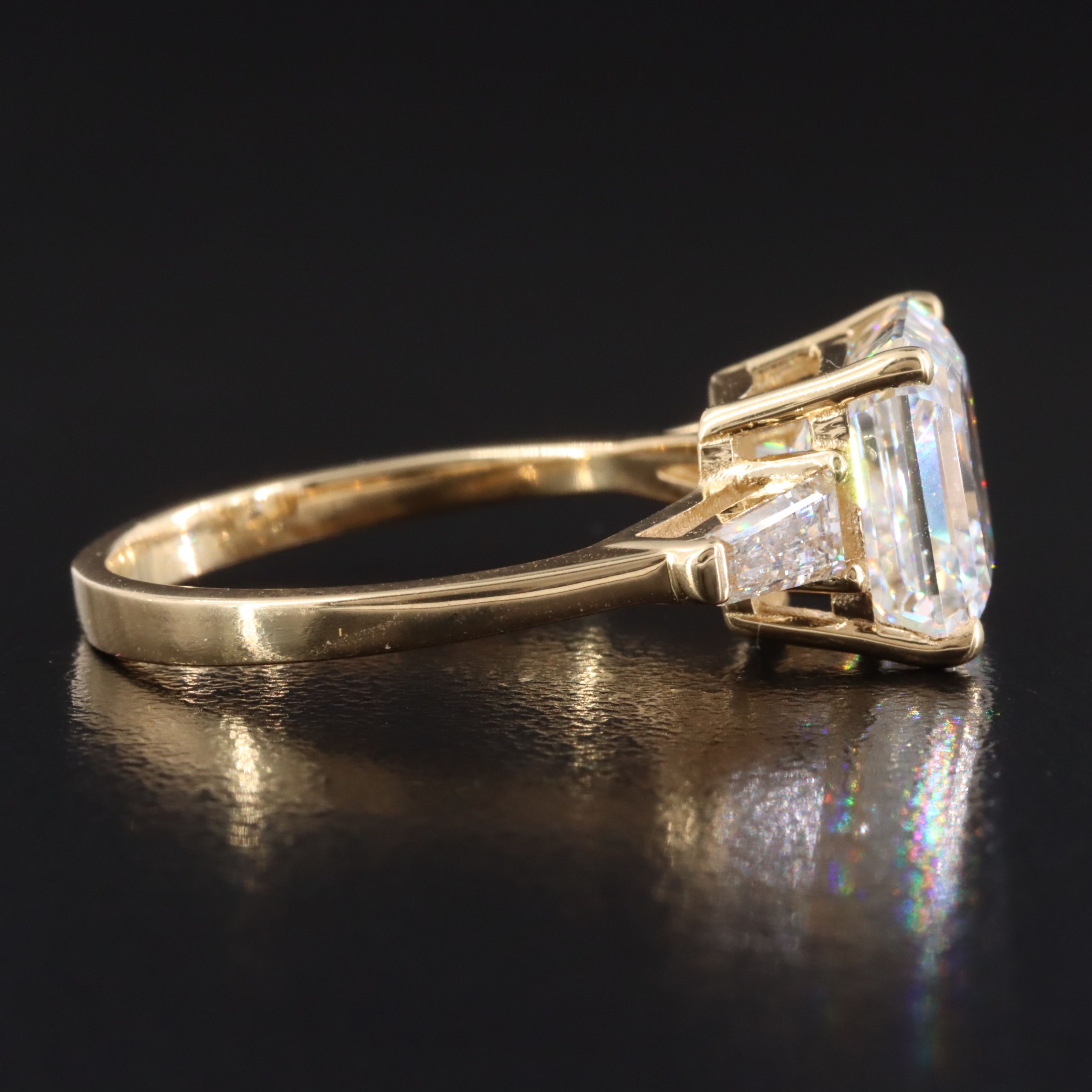 18K 5.66 CTW Lab Grown Diamond Ring with IGI Report