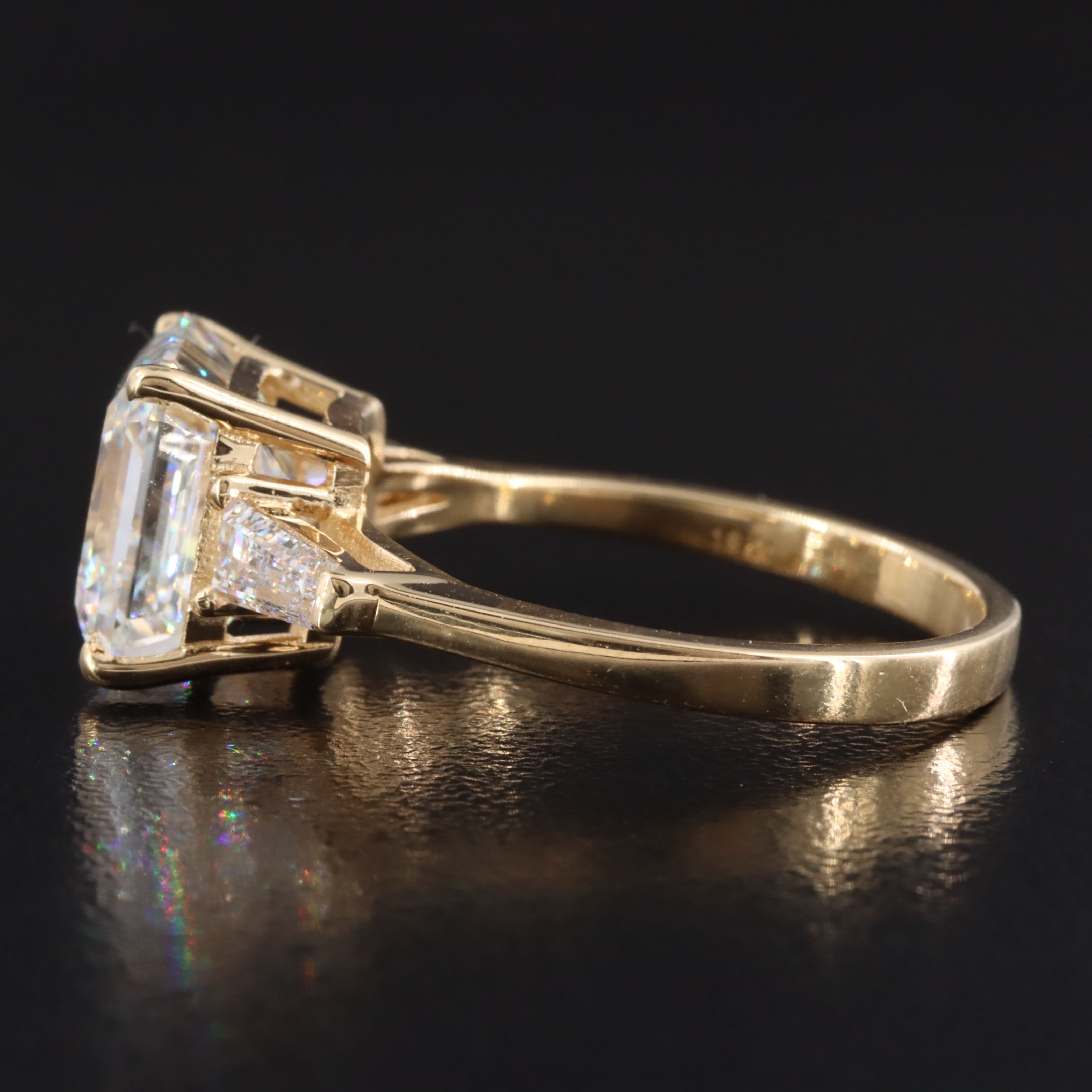 18K 5.66 CTW Lab Grown Diamond Ring with IGI Report