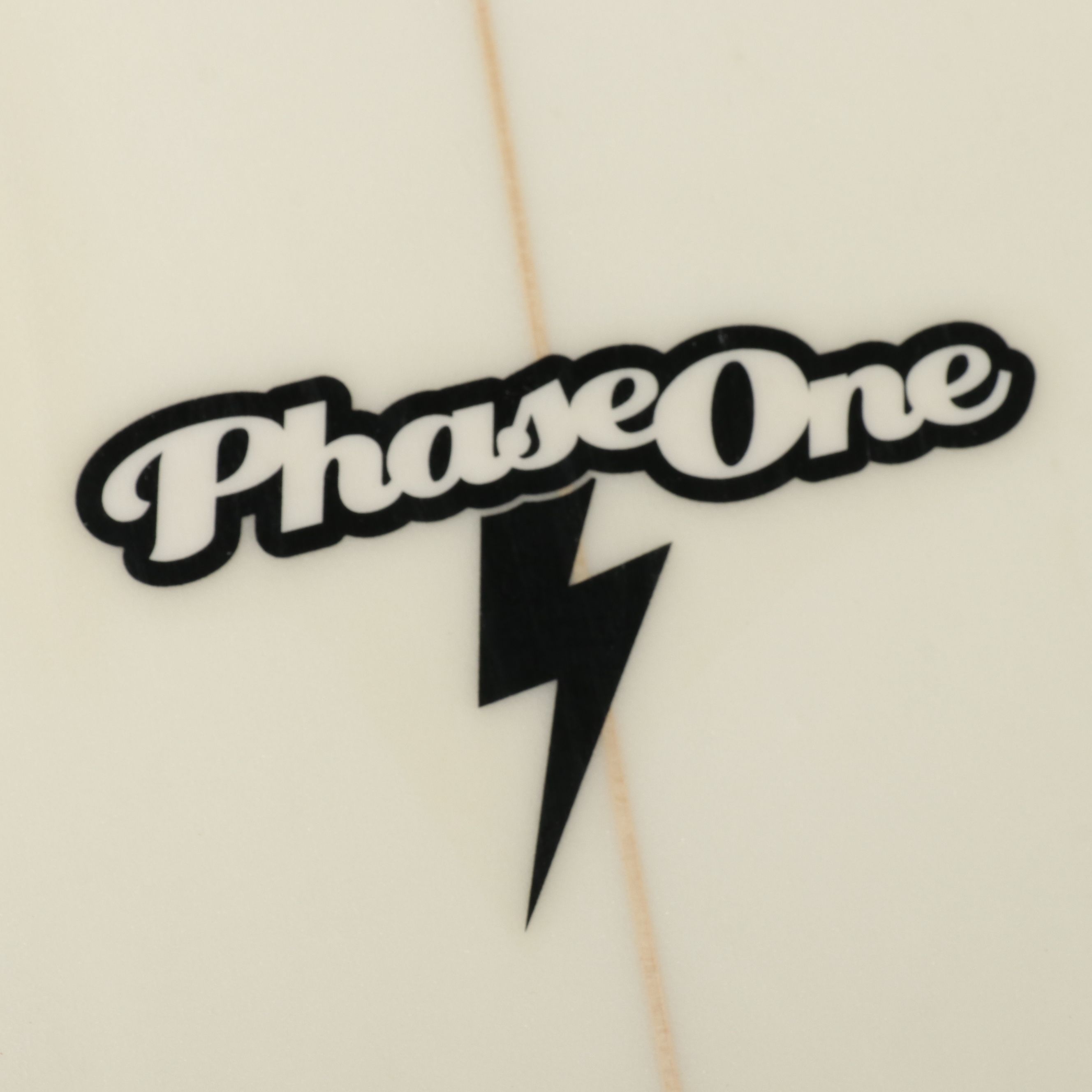 Phase One White Surfboard with Bag