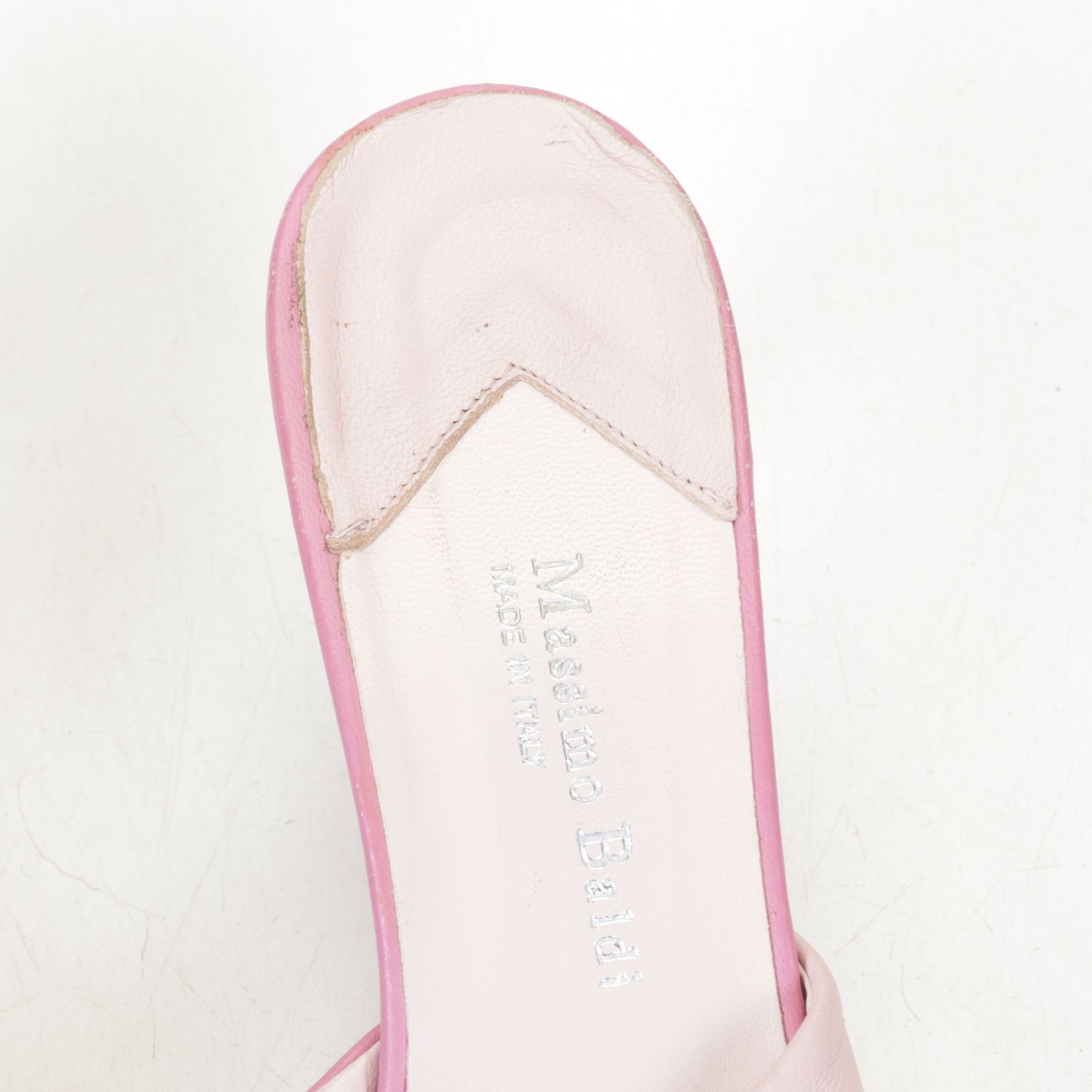 Calvin Klein Black Wedge Sandals and Massimo Baldi Pink Leather Heal Sandals