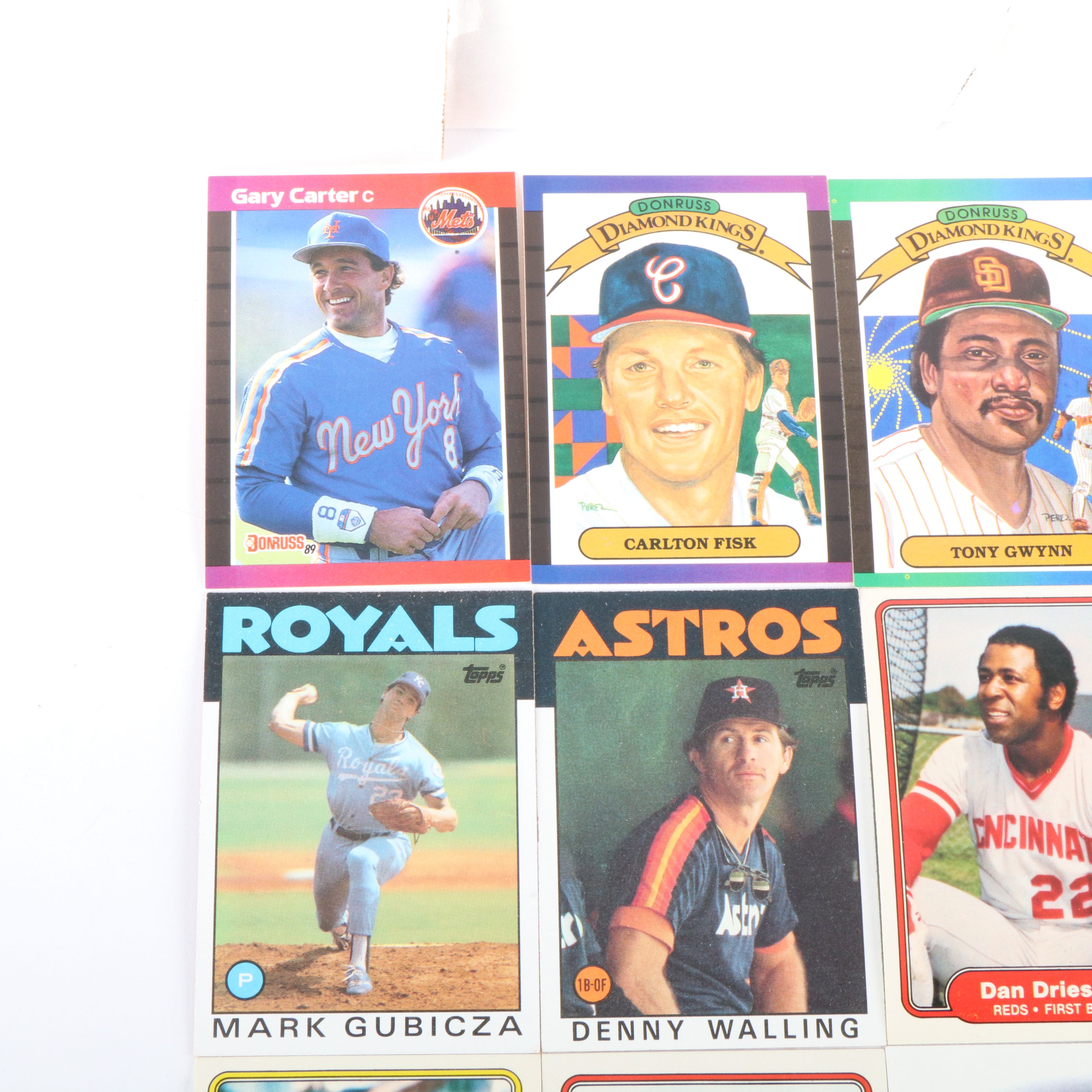 1980s to Early 1990s Topps, Donruss, Fleer, and Score Baseball Cards