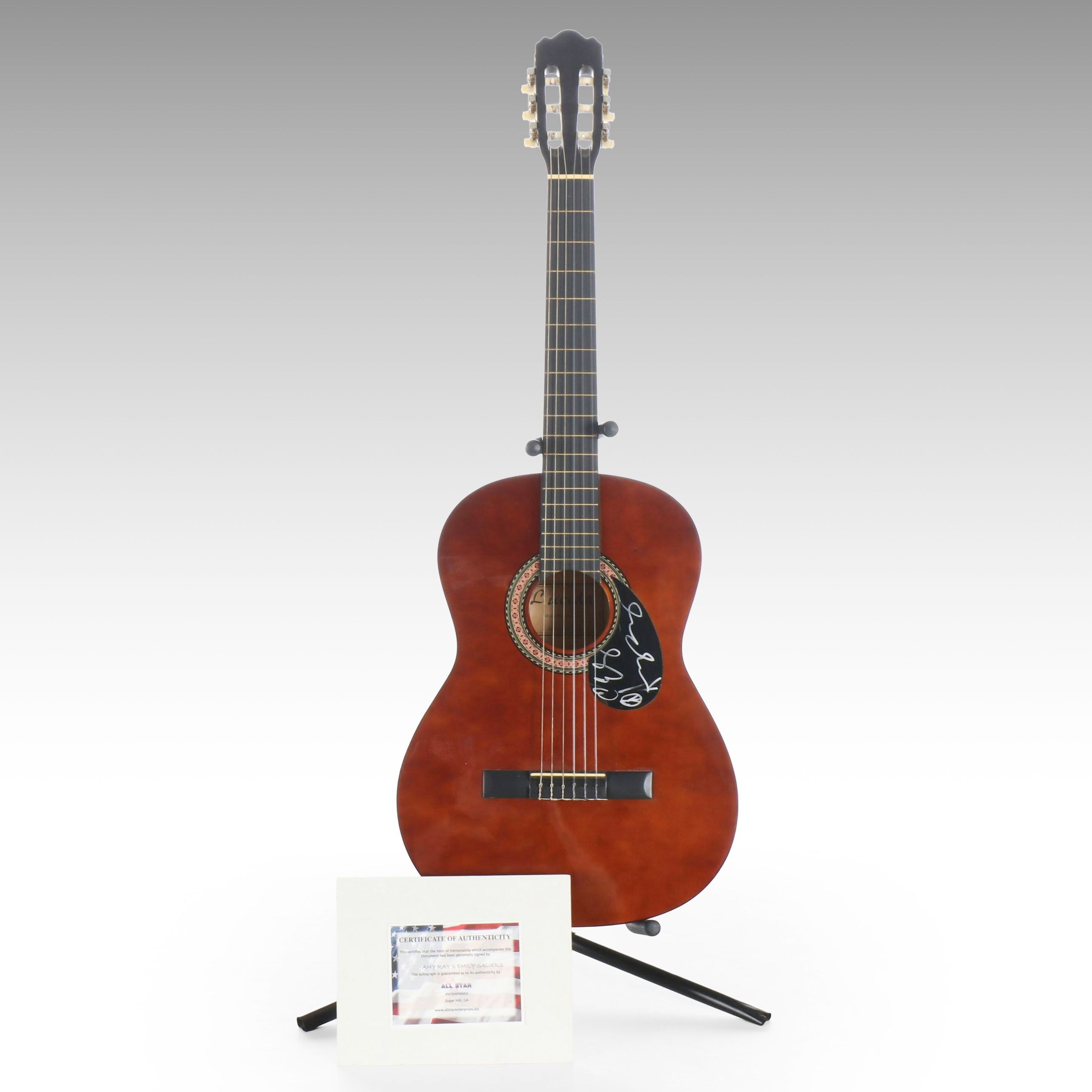 Indigo Girls Signed Lucida Model LK-2 Acoustic Guitar