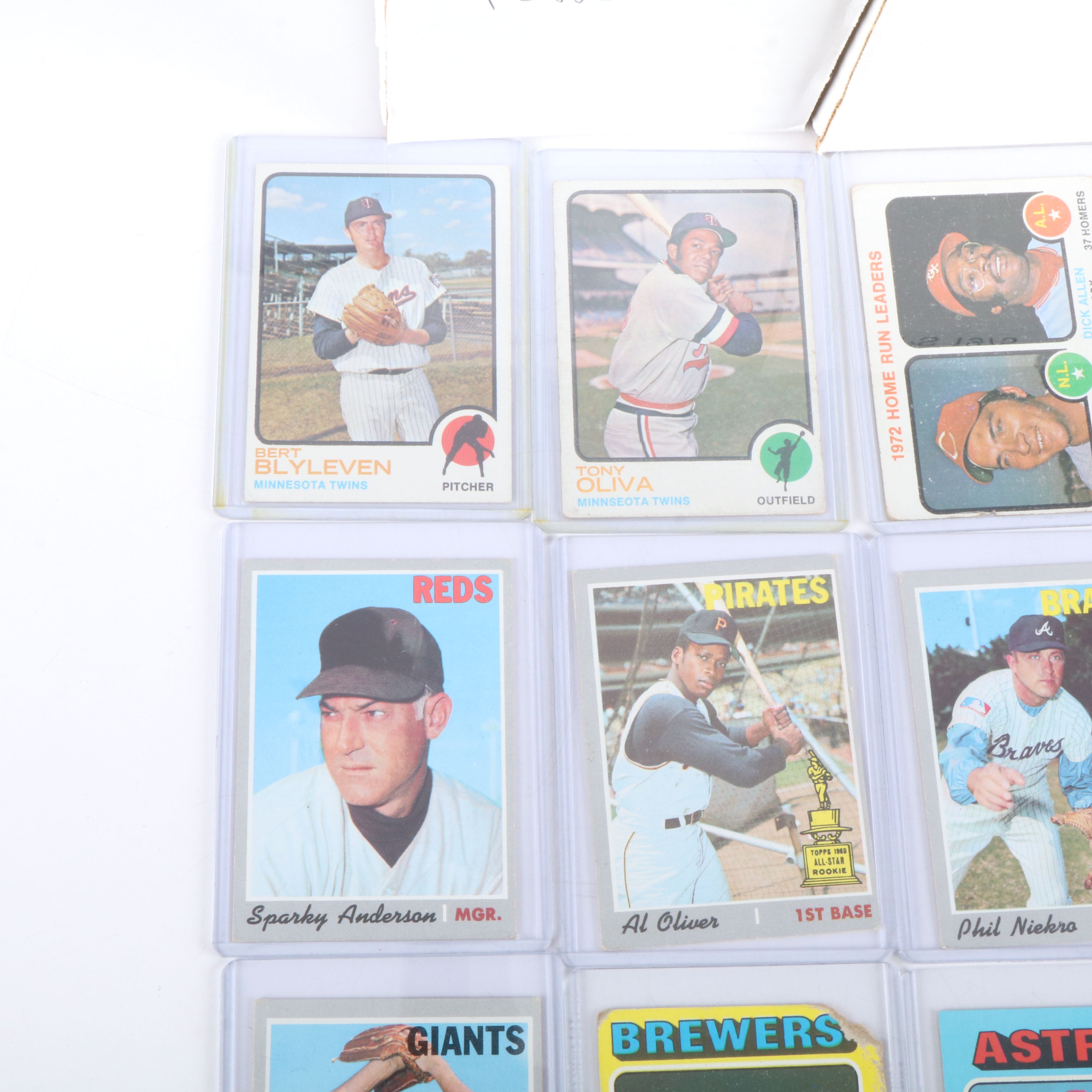 247 Topps Baseball Cards from 1970, 1973, and 1975