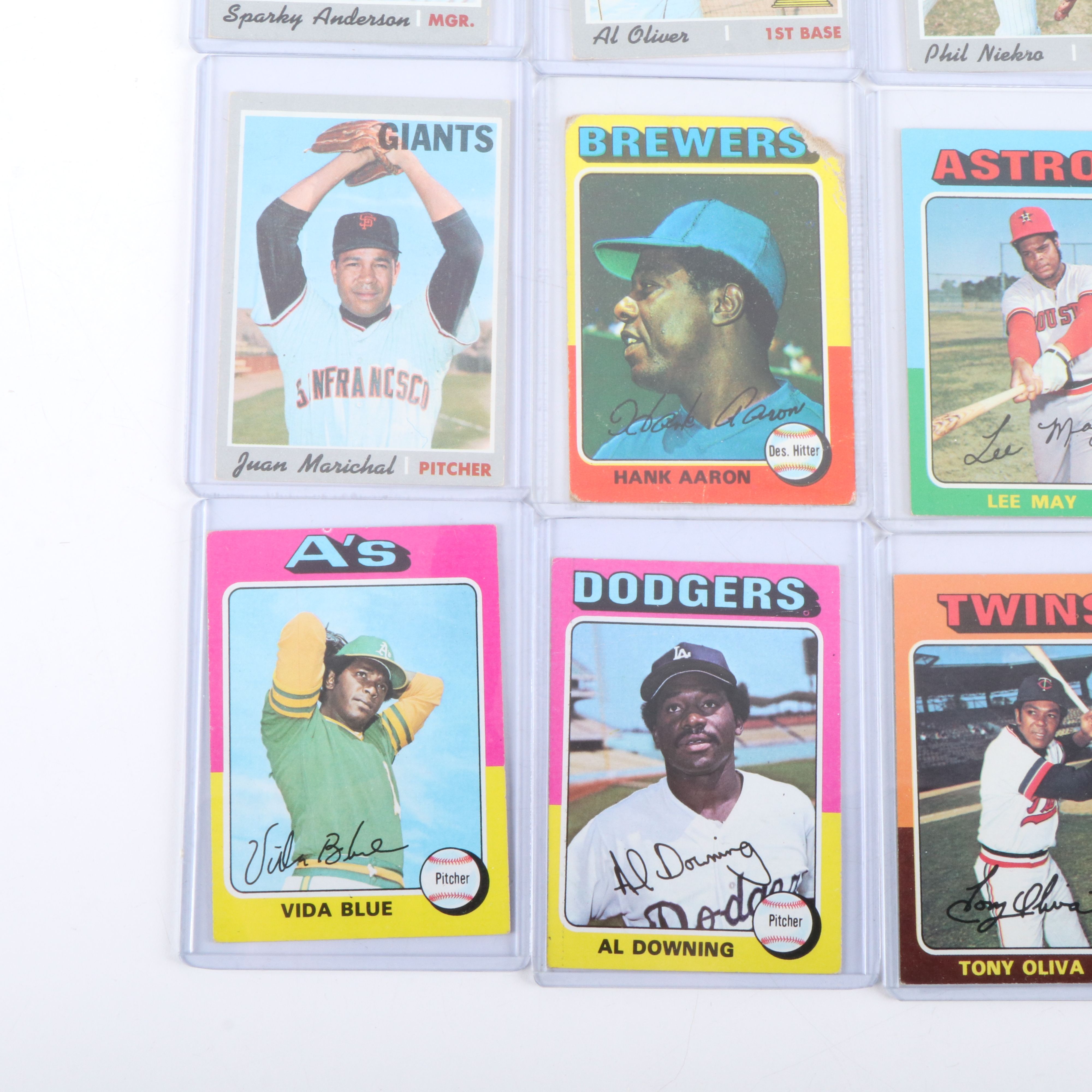 247 Topps Baseball Cards from 1970, 1973, and 1975
