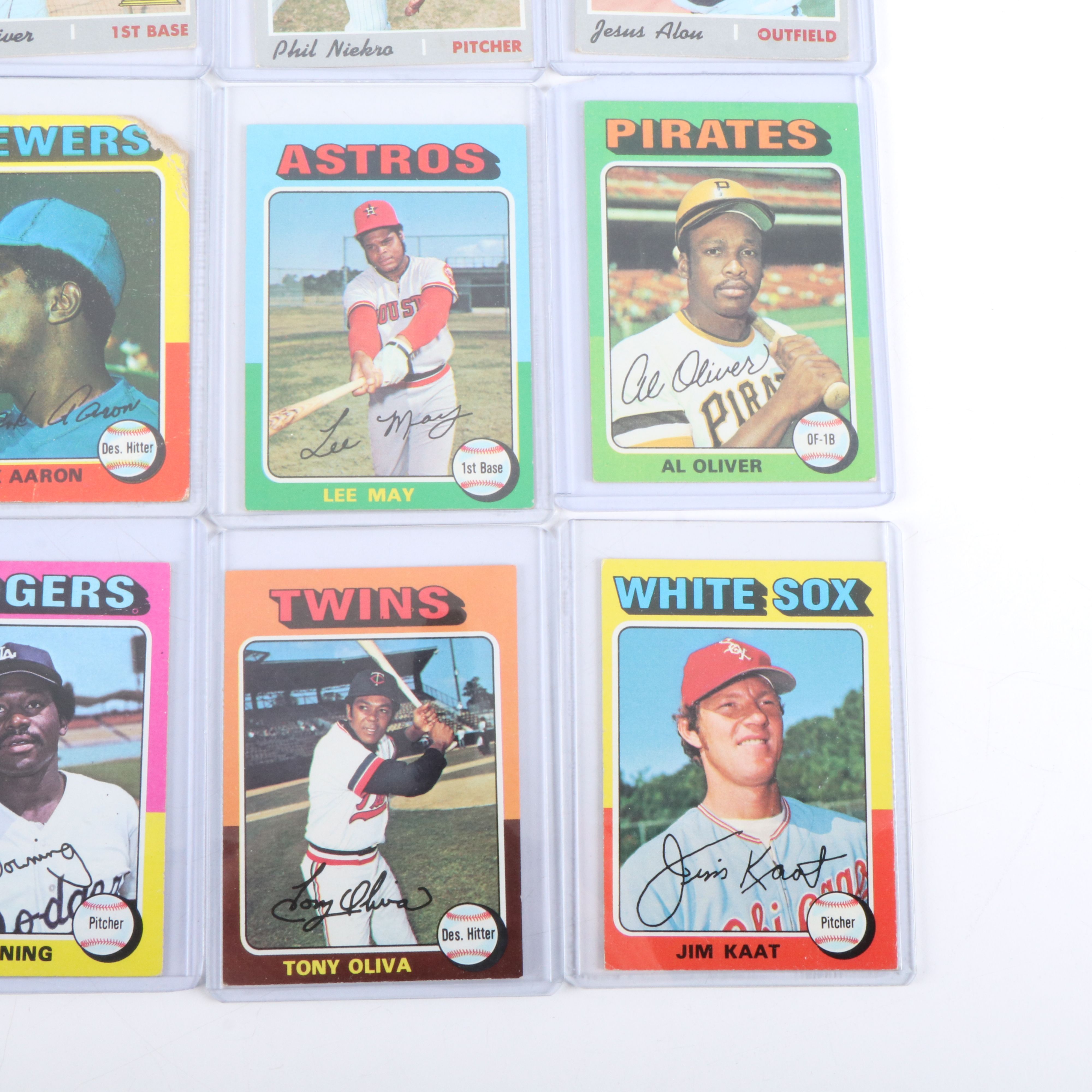 247 Topps Baseball Cards from 1970, 1973, and 1975