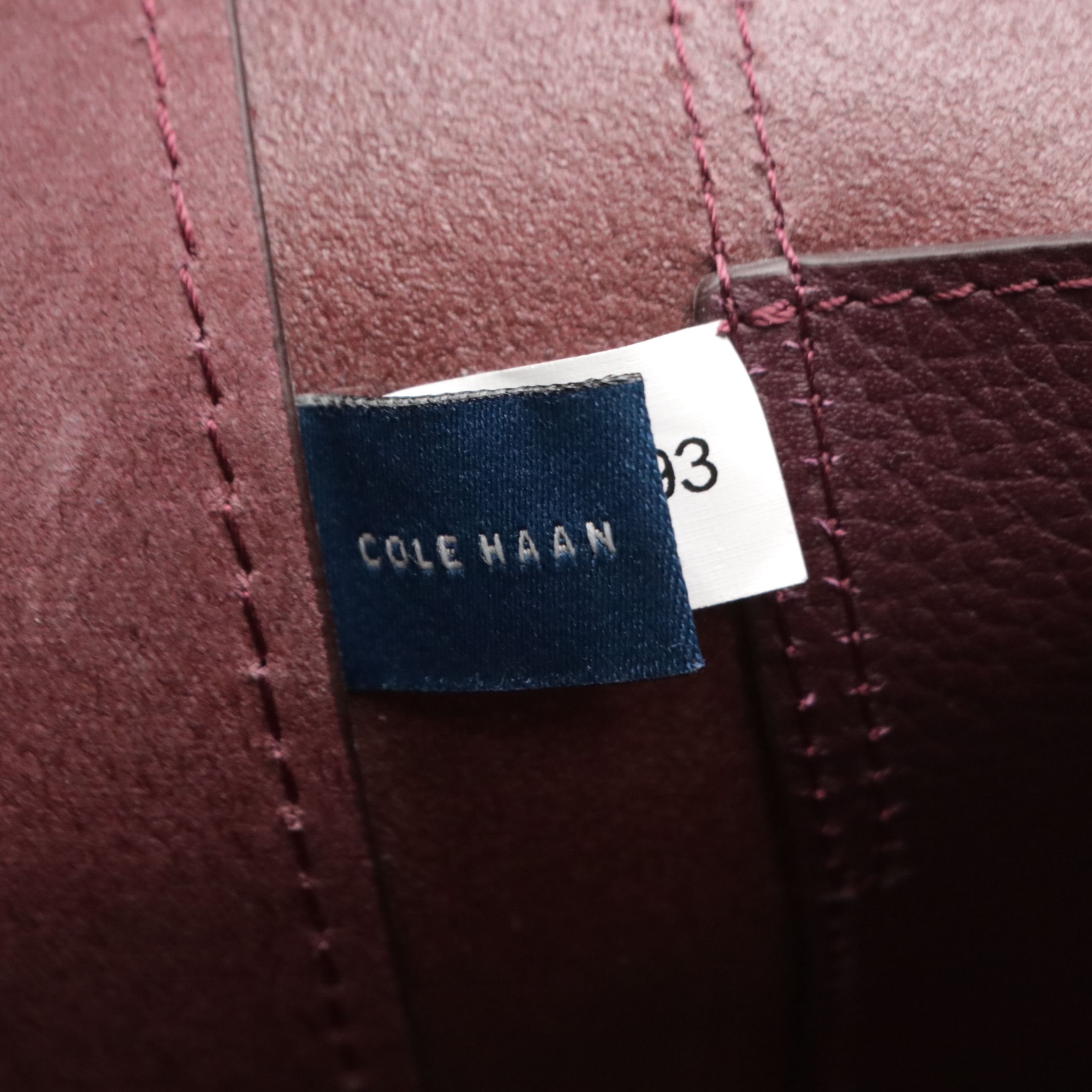 Leather East West Shopper Tote Bags from Cole Haan and Dooney & Bourke, W/ Tags