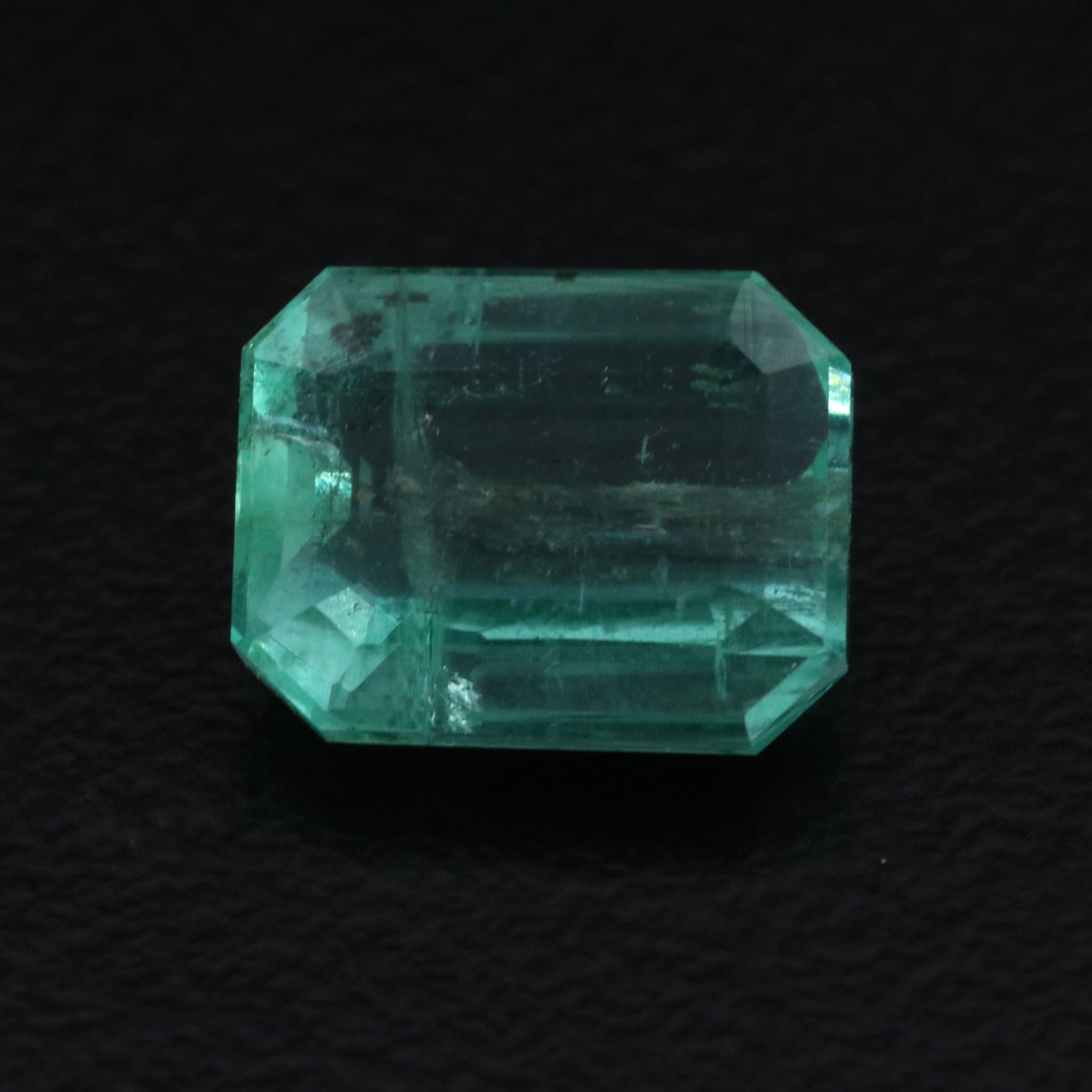 Loose 2.53 CT Zambian Emerald with GIA Report