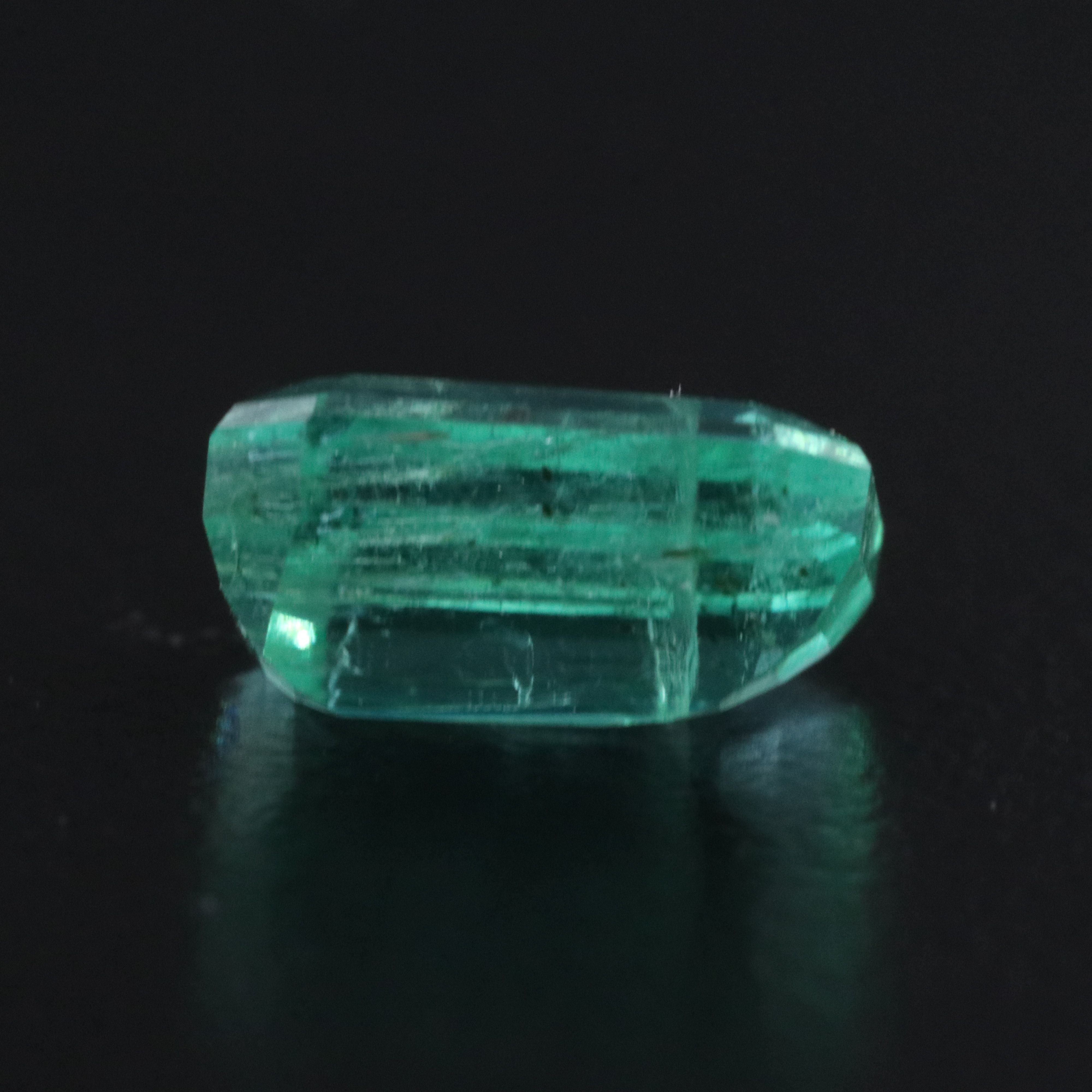 Loose 2.53 CT Zambian Emerald with GIA Report