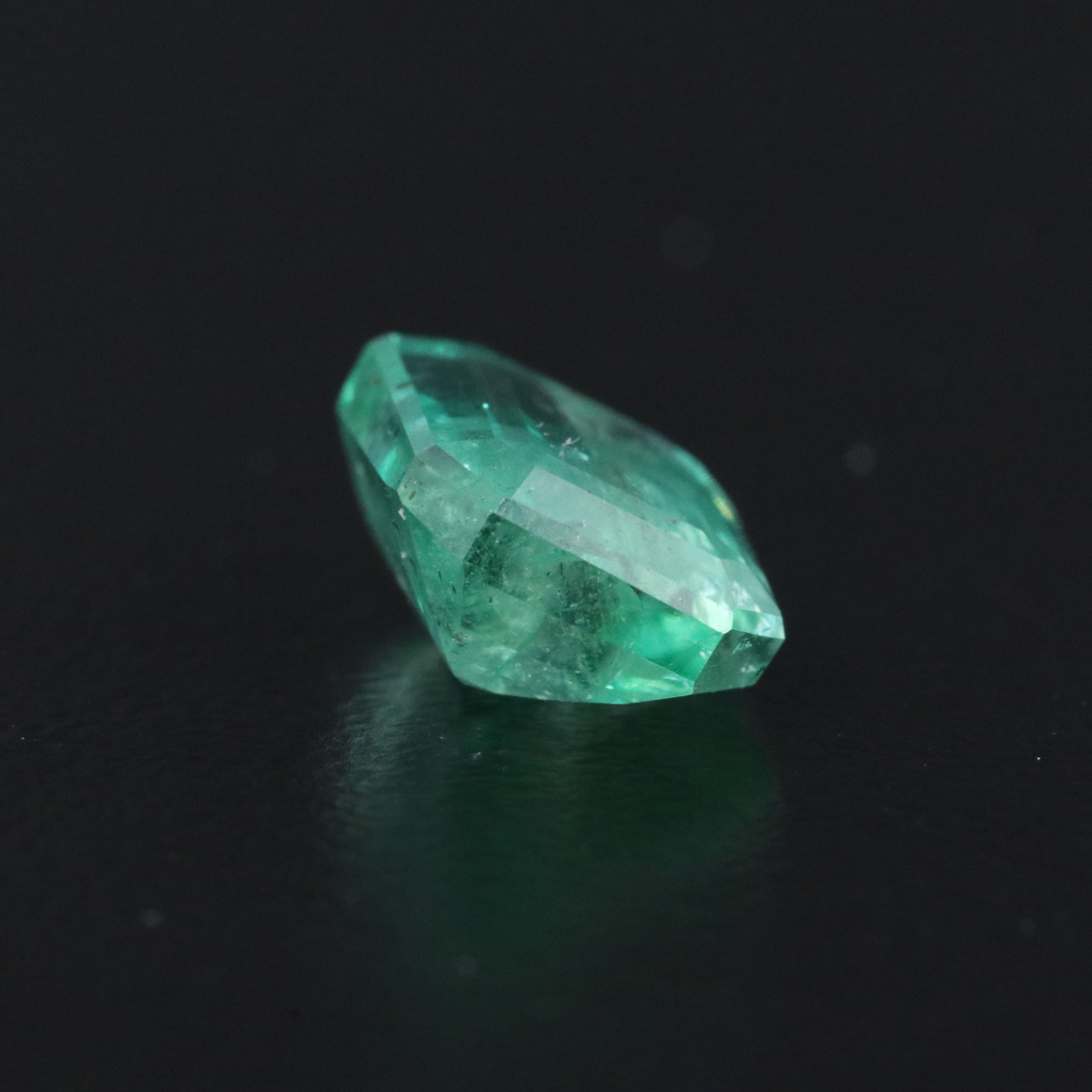 Loose 2.53 CT Zambian Emerald with GIA Report