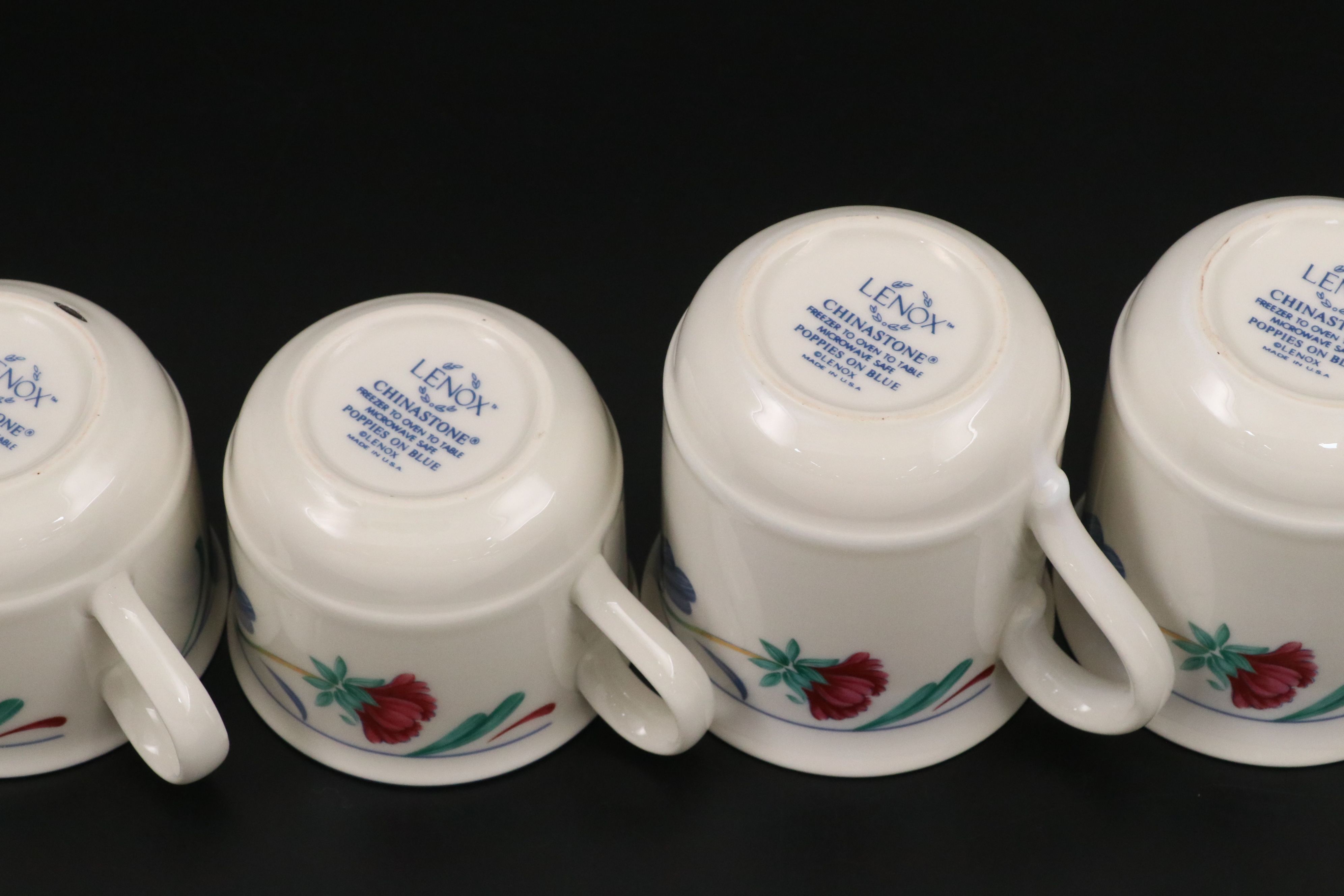 Lenox "Poppies on Blue" Chinastone Dishes and Bakeware