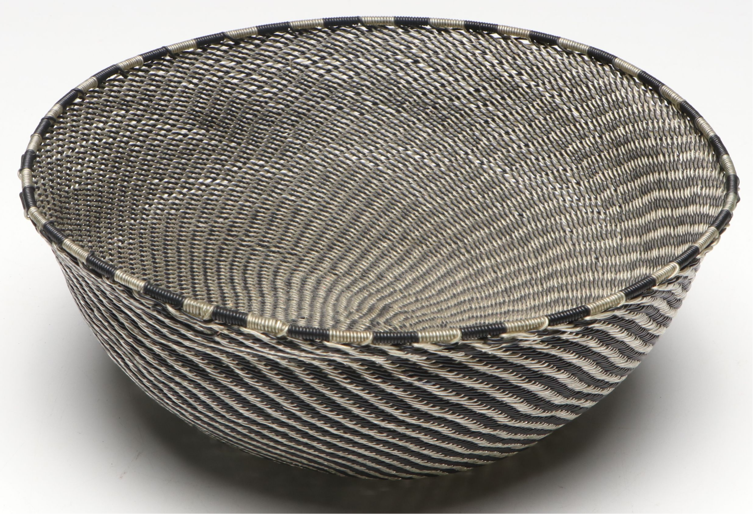 Zulu Monochrome Telephone Wire Basket