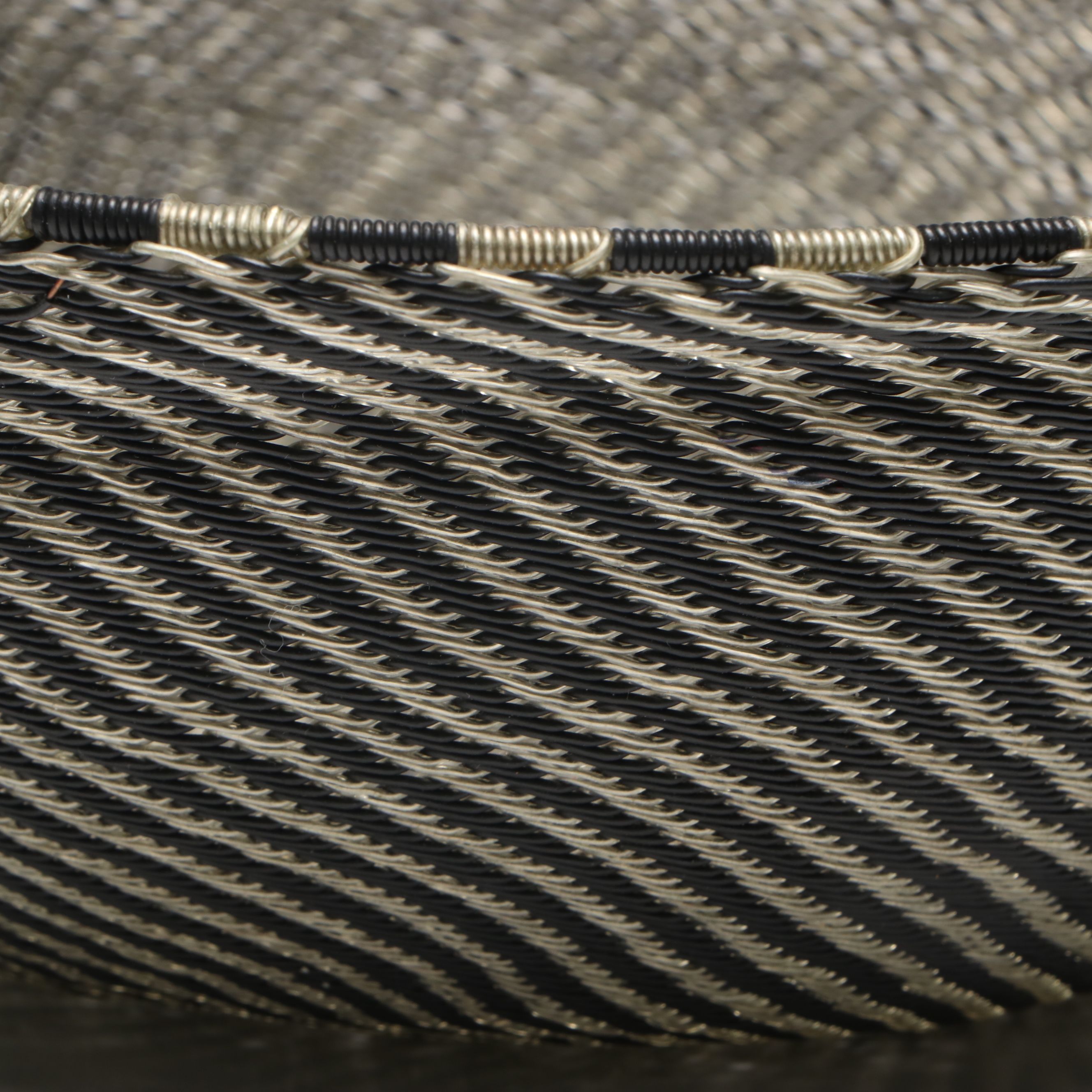 Zulu Monochrome Telephone Wire Basket