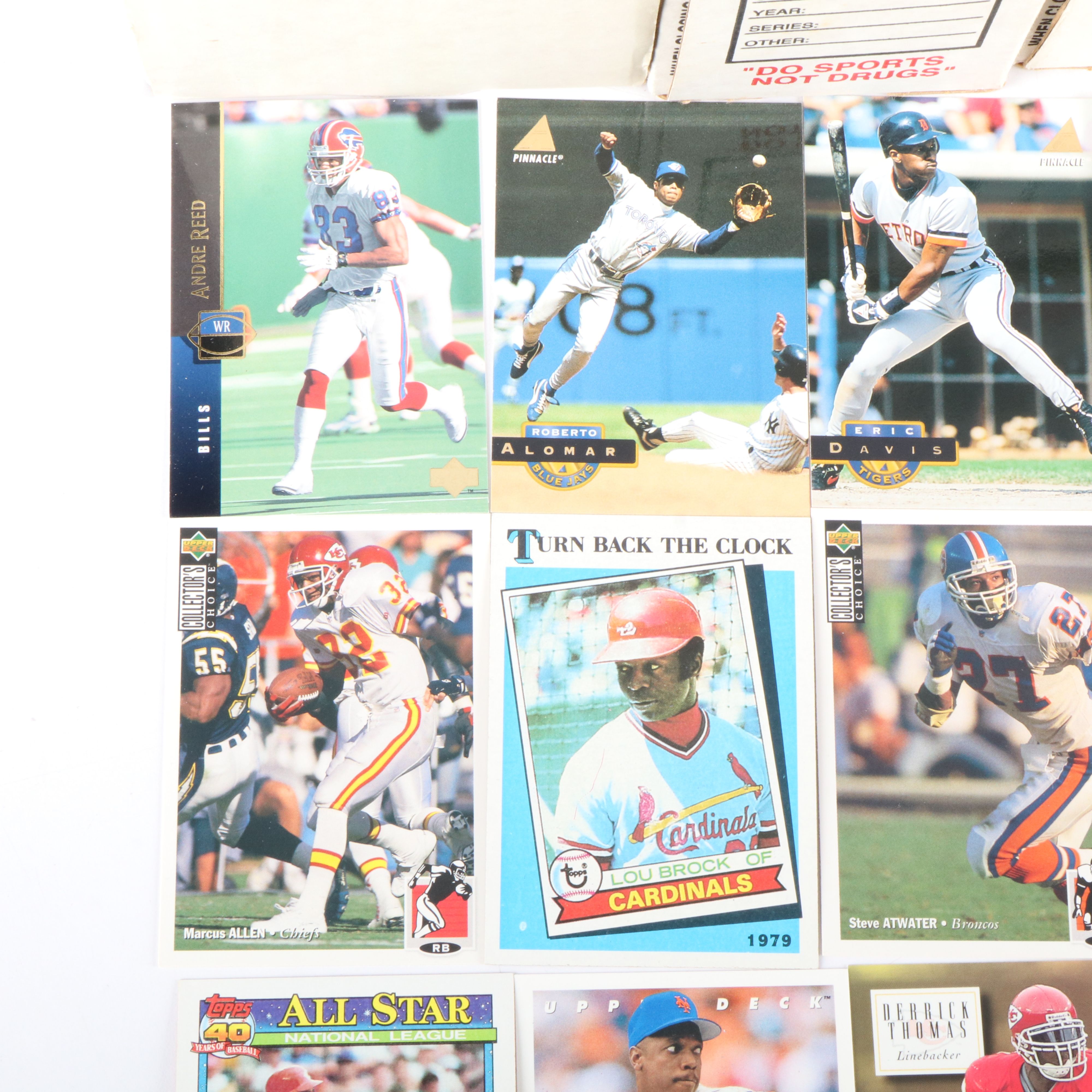 Upper Deck with Other Sports Cards Featuring Barry Larkin and Derek Jeter