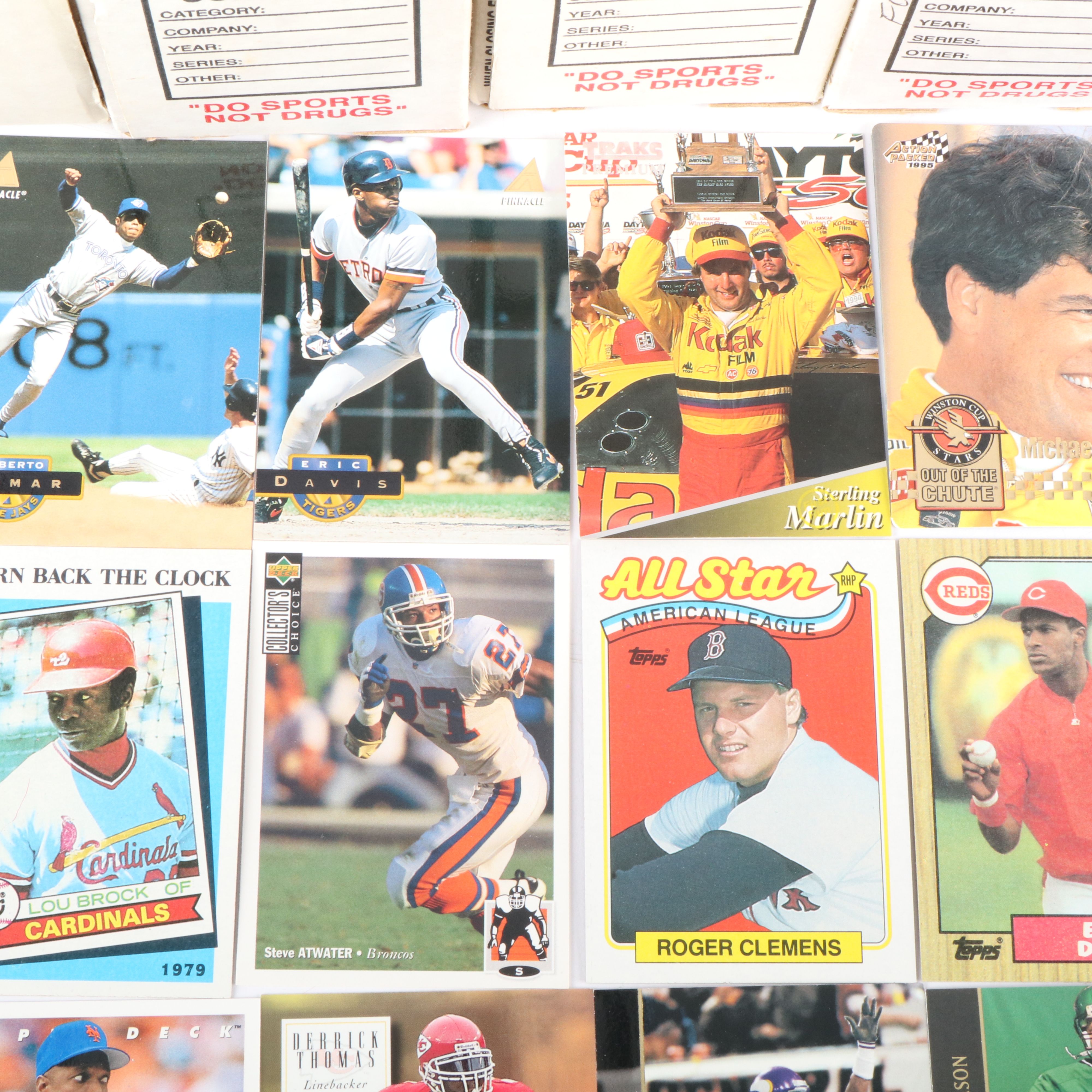 Upper Deck with Other Sports Cards Featuring Barry Larkin and Derek Jeter