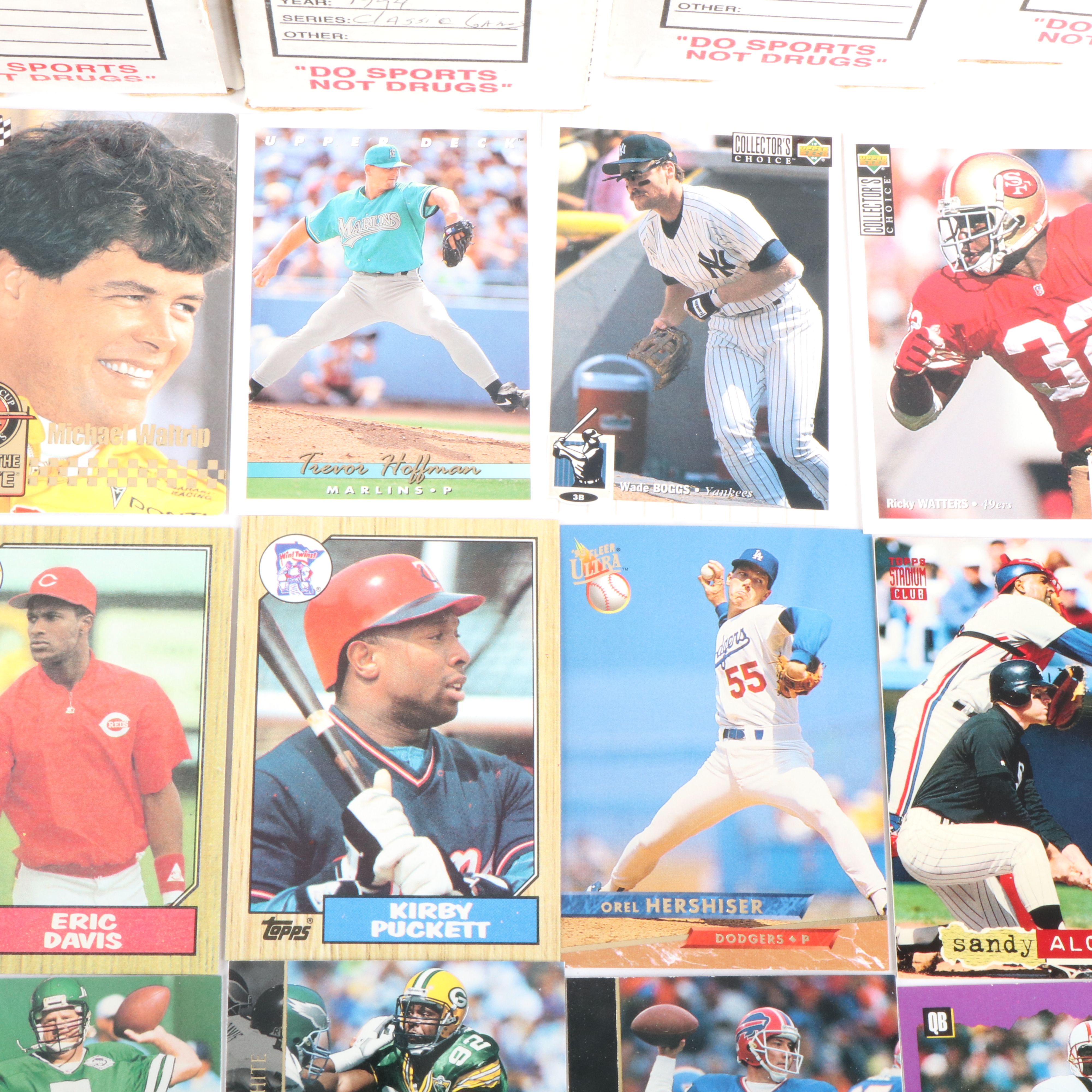Upper Deck with Other Sports Cards Featuring Barry Larkin and Derek Jeter