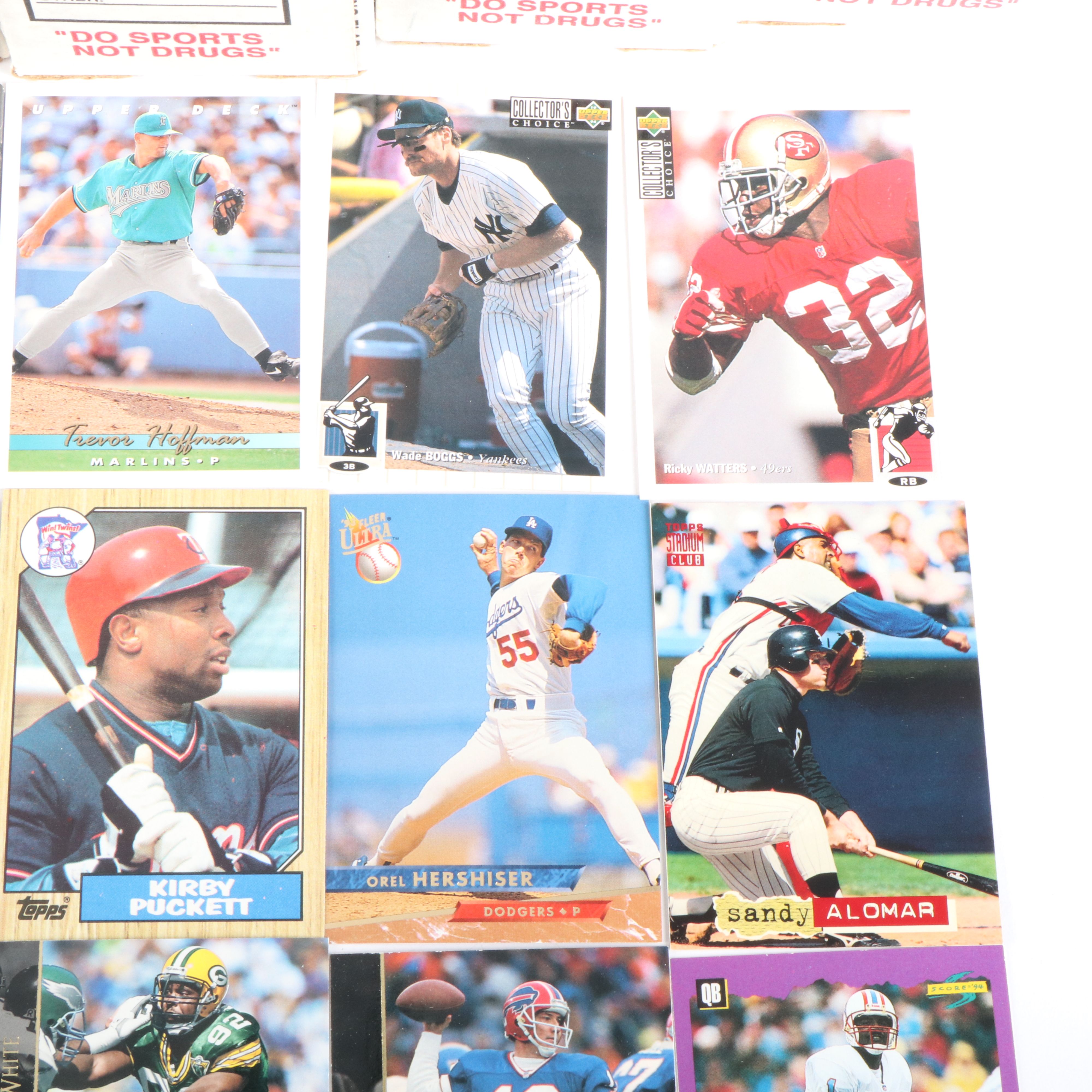Upper Deck with Other Sports Cards Featuring Barry Larkin and Derek Jeter