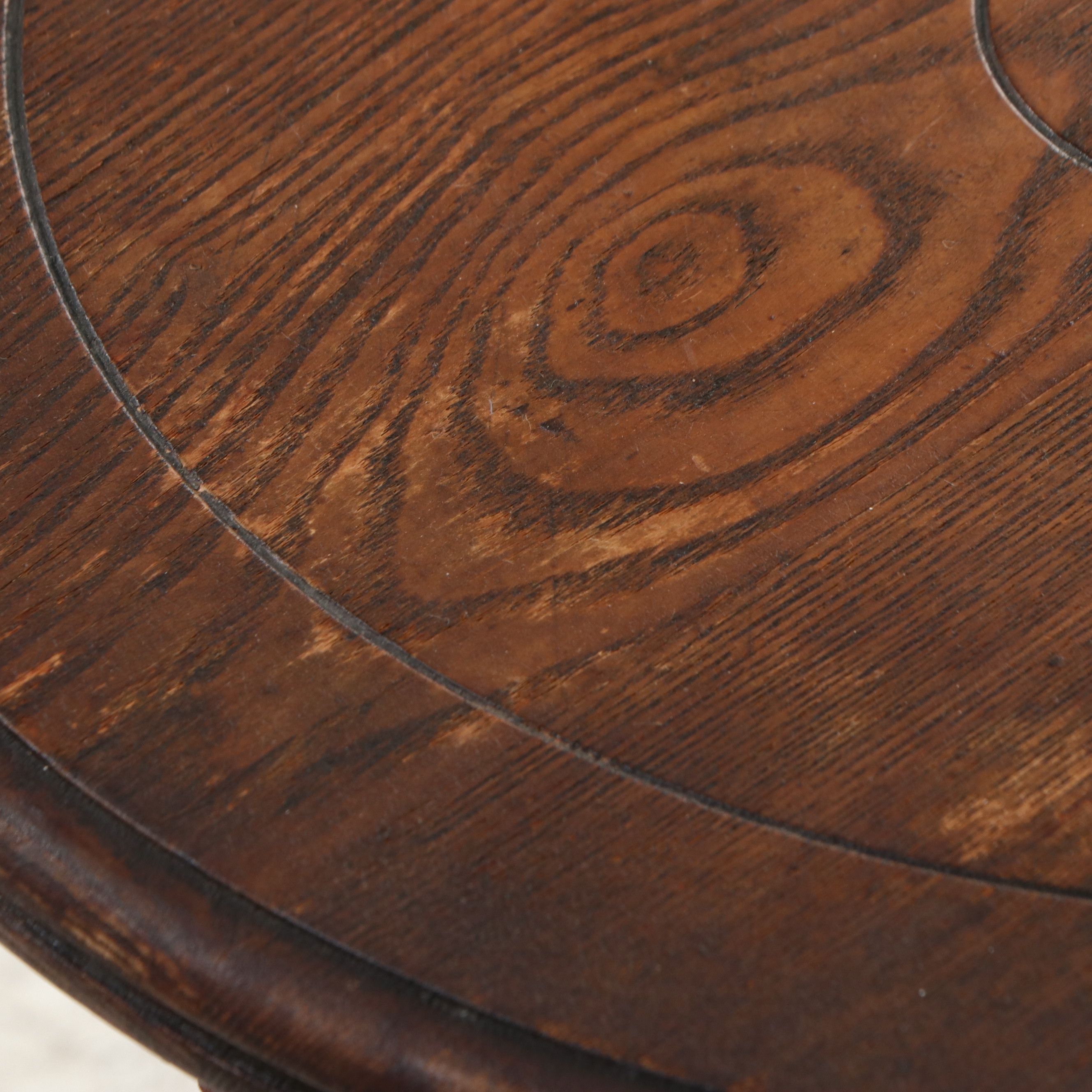 Eastlake and Victorian Style Wooden Pedestal Tables, Early 20th Century