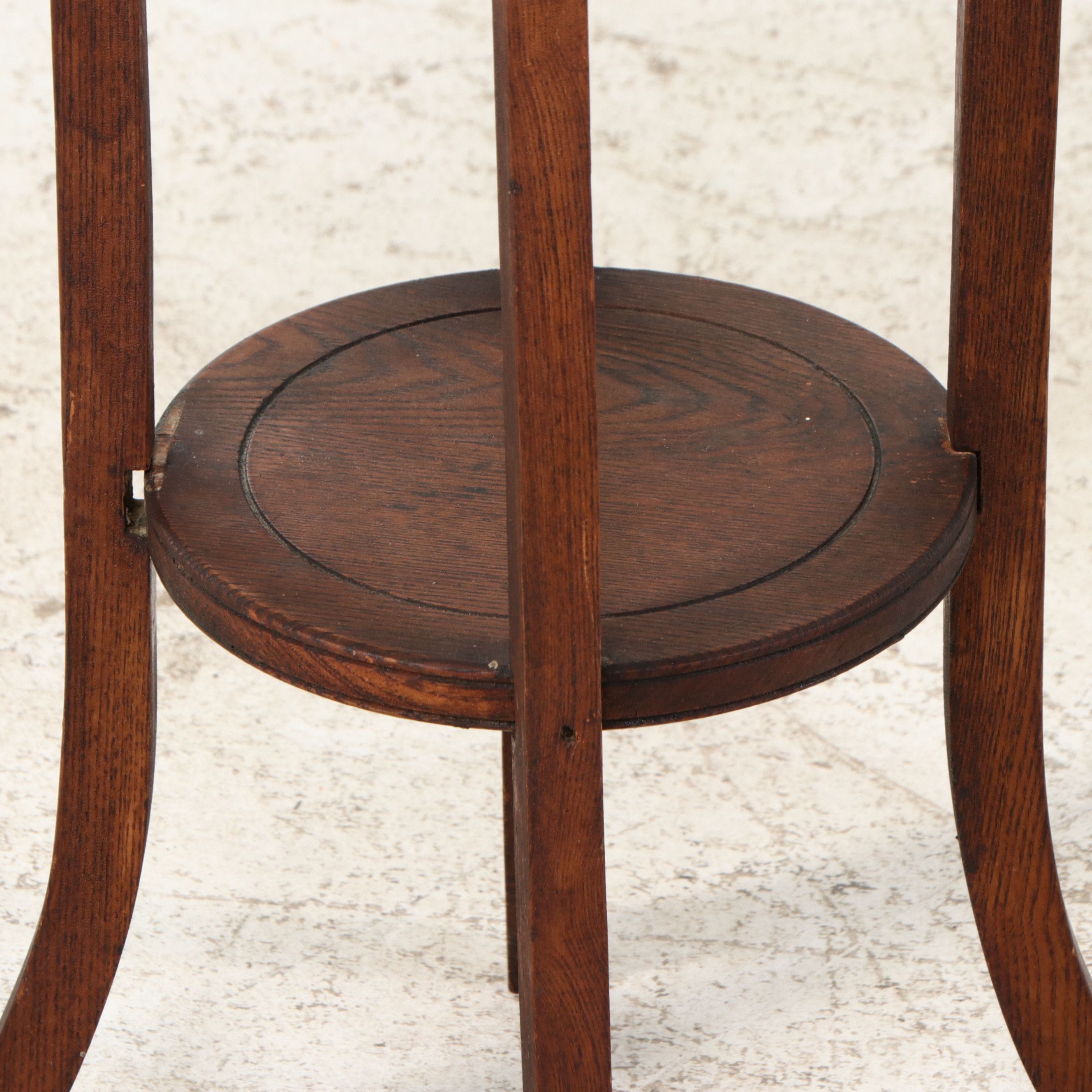 Eastlake and Victorian Style Wooden Pedestal Tables, Early 20th Century