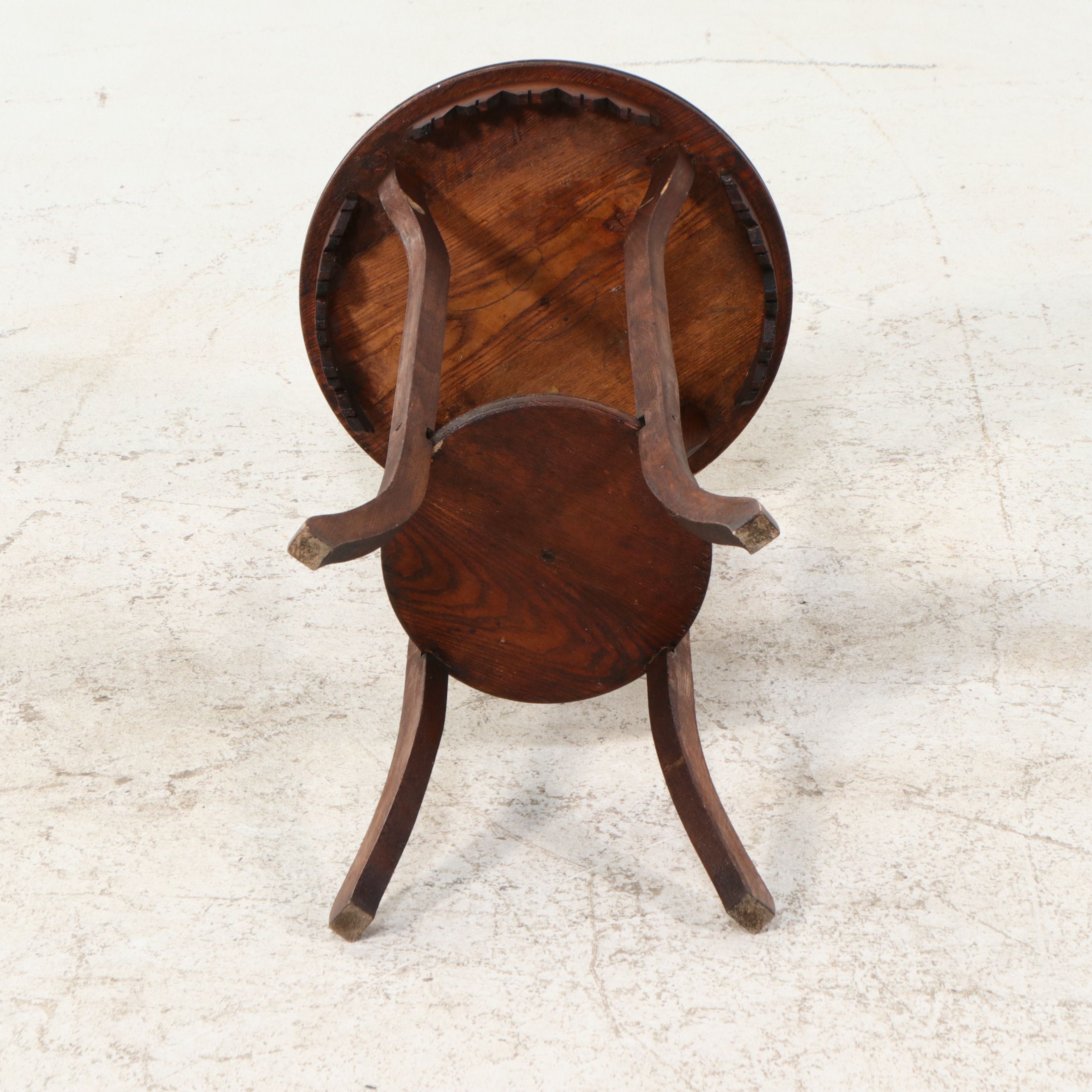 Eastlake and Victorian Style Wooden Pedestal Tables, Early 20th Century