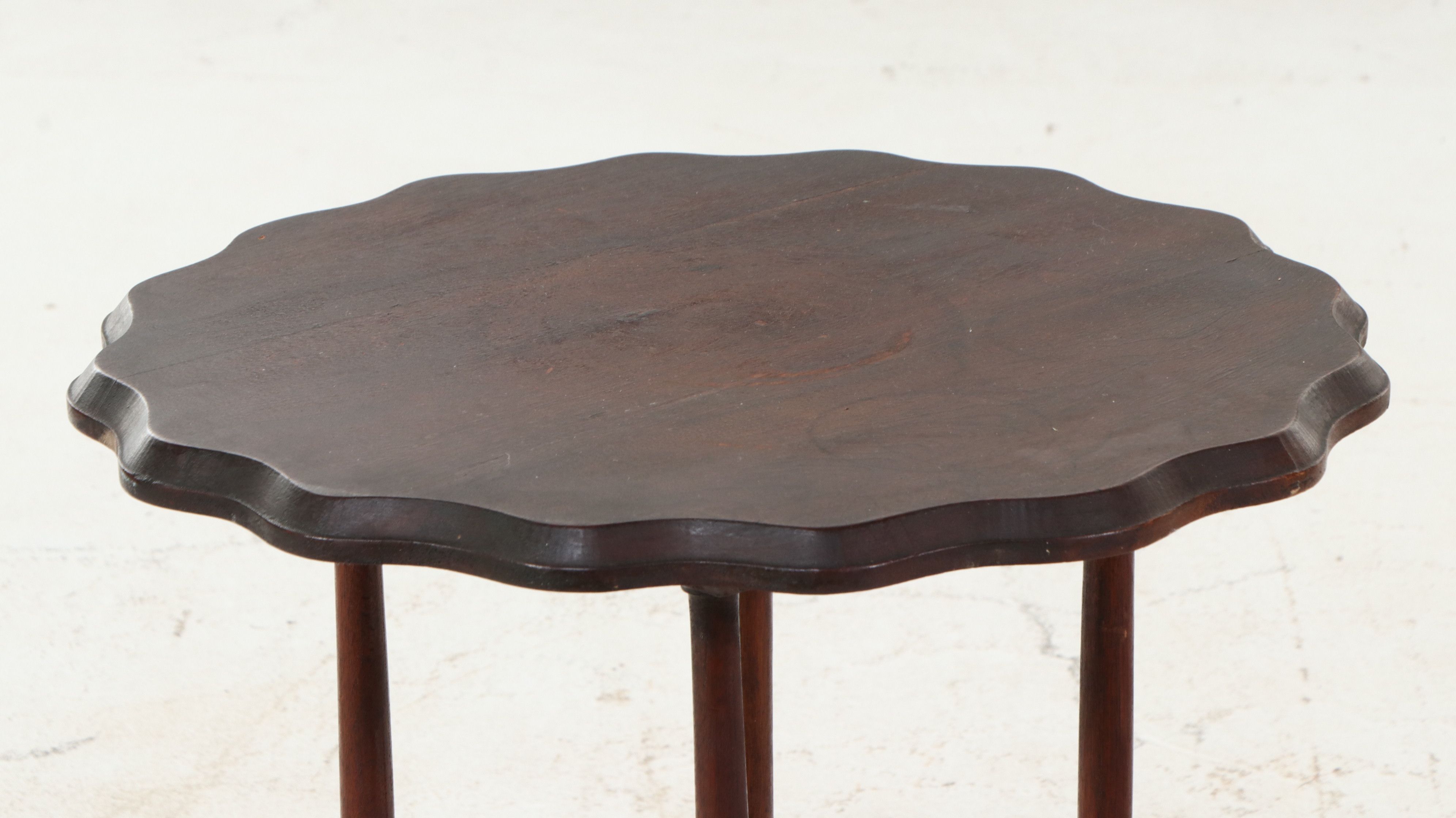 Eastlake and Victorian Style Wooden Pedestal Tables, Early 20th Century